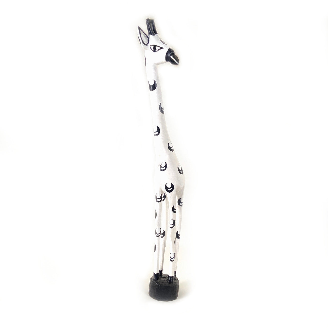 Colorful Painted Wood Giraffe - 24" by Mbare Ltd - product image 8 for Resin Society