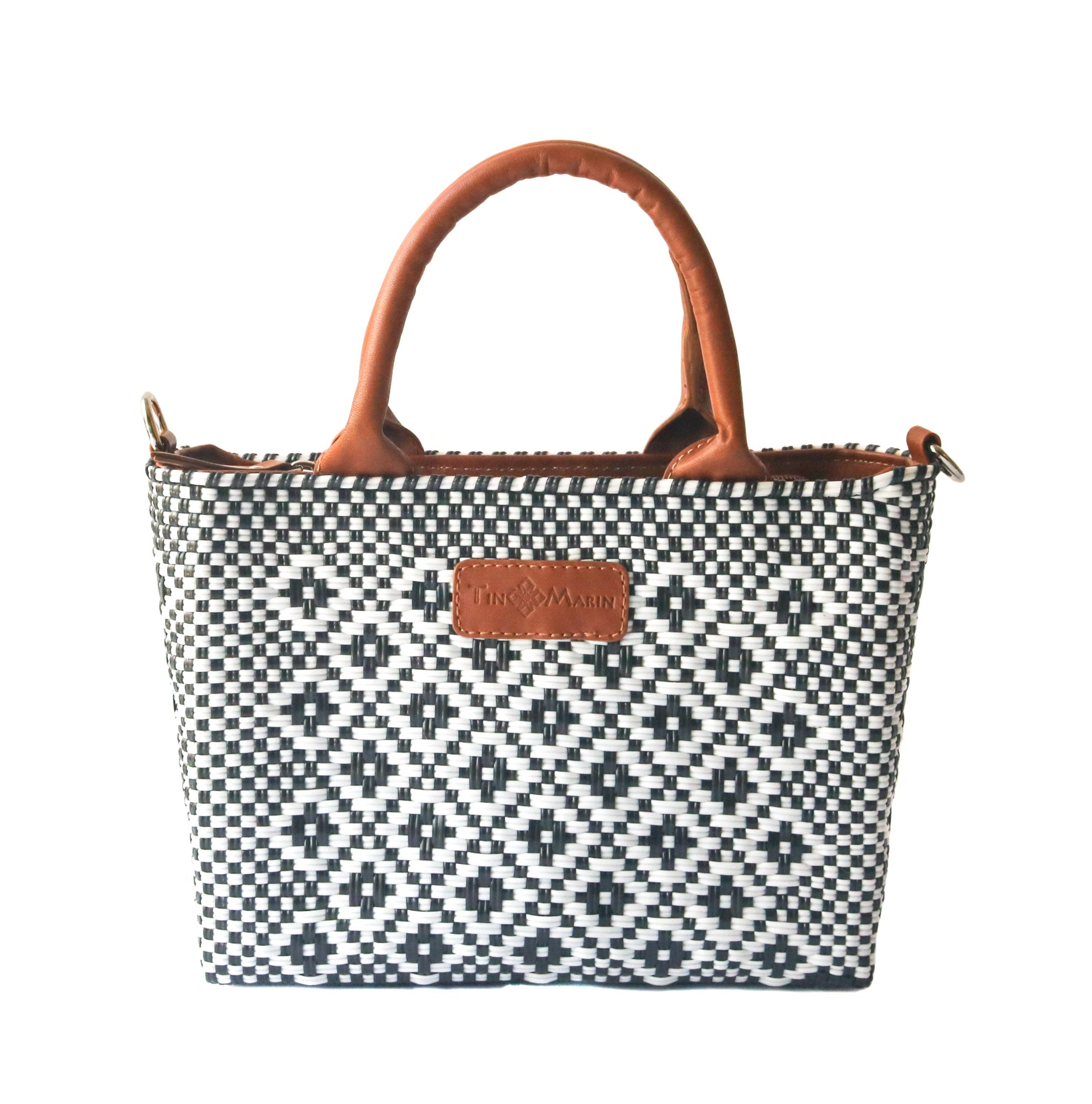 Panda Small Woven Crossbody Bag by Tin Marin Brand - product image 2 for Resin Society