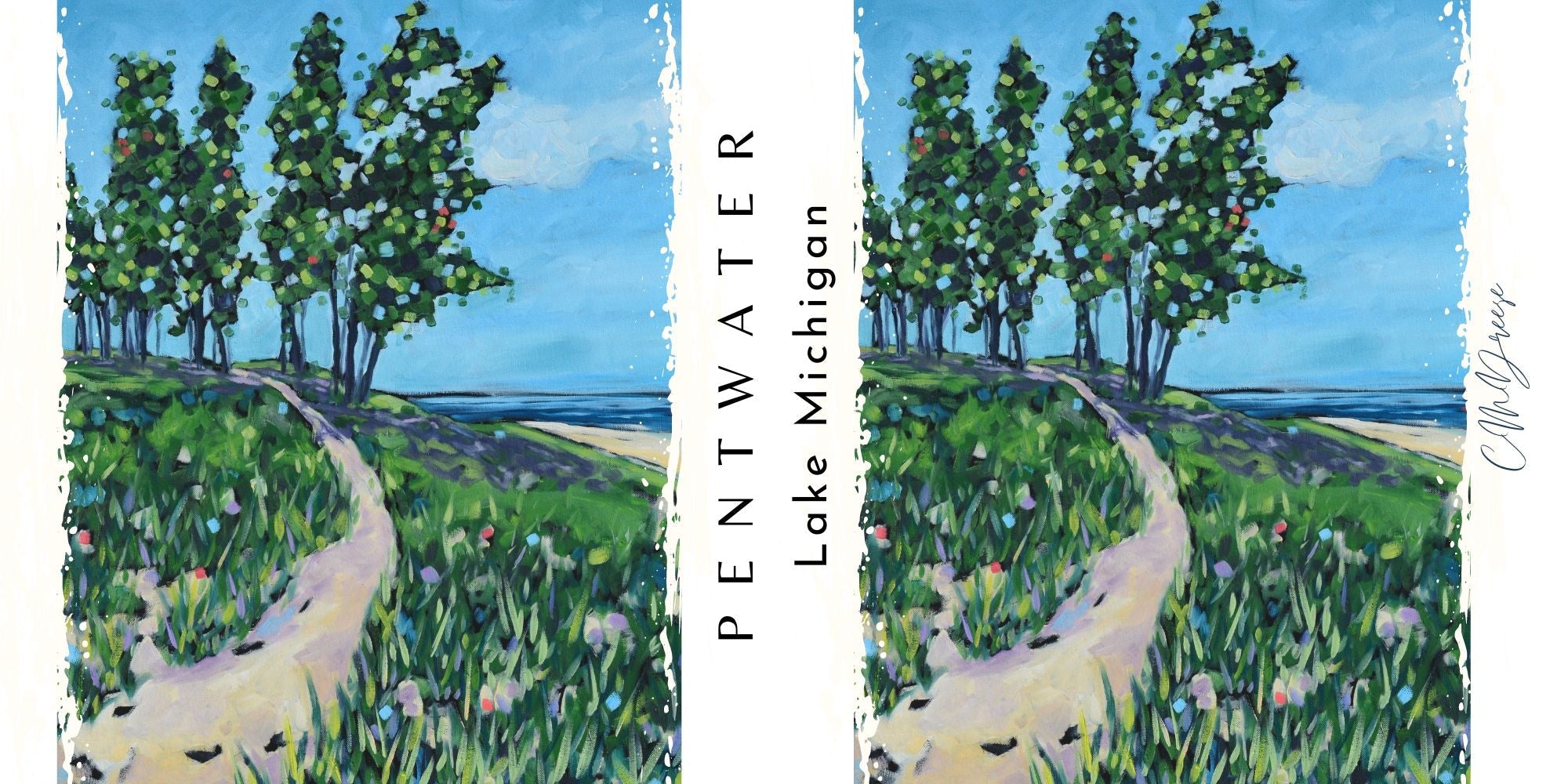 Drinkware -Path to the Lake detail image - Resin Society