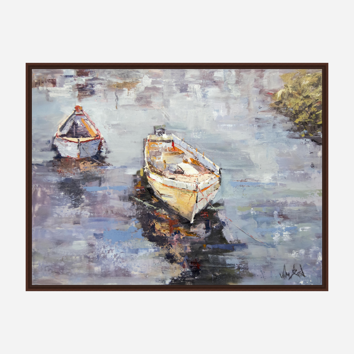 Patiently Waiting Artist Enhanced Canvas Print by John Beard Collection - product image 5 for Resin Society