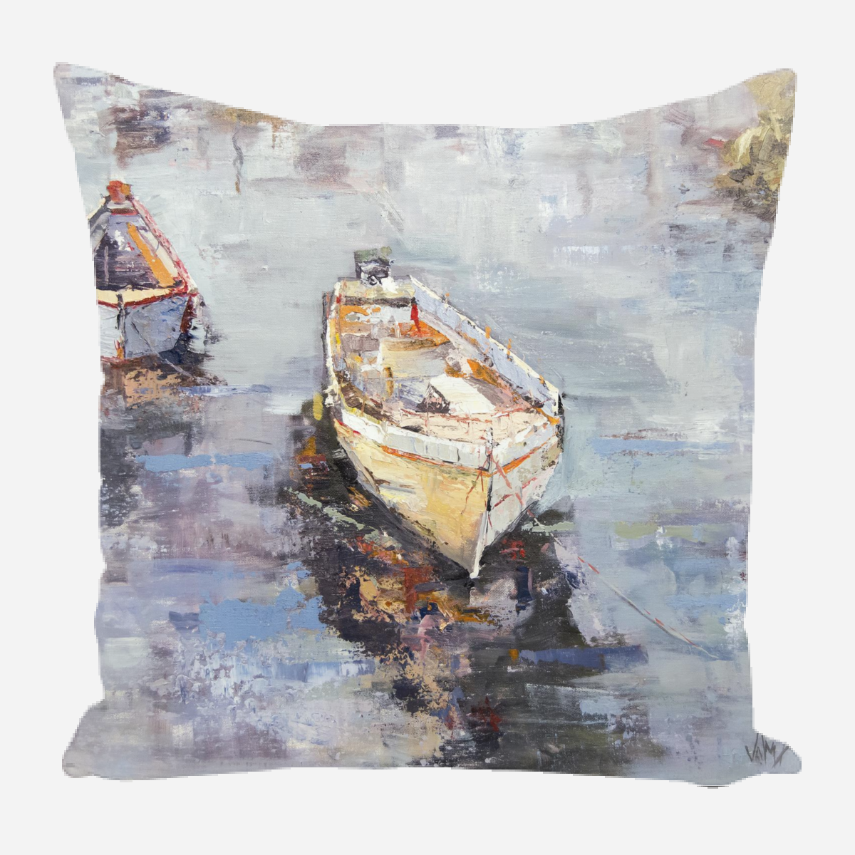 Patiently Waiting Pillow by John Beard Collection - main product image for Resin Society