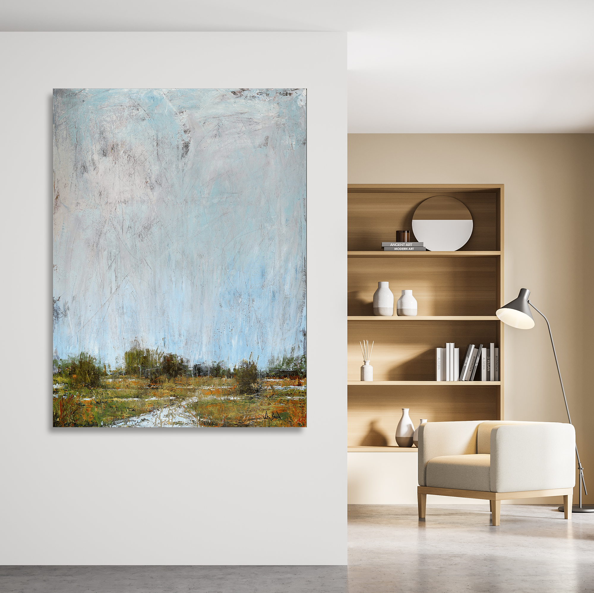 Penny Creek Artist Enhanced Canvas Print by John Beard Collection - product image 4 for Resin Society