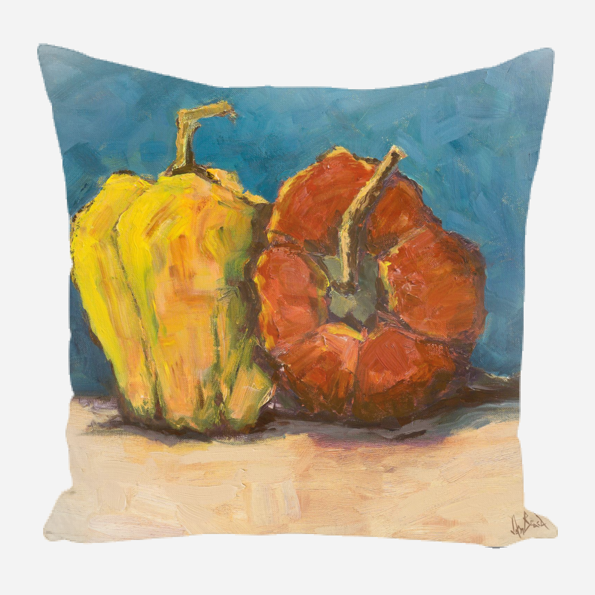 Peppers Bleu Pillow by John Beard Collection - main product image for Resin Society