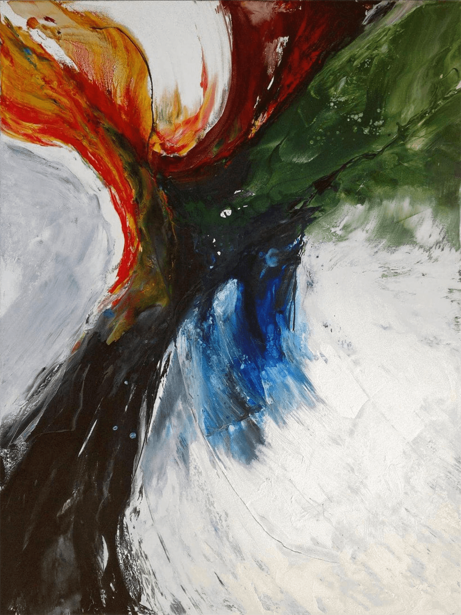 Phoenix Artist Enhanced Canvas Print by John Beard Collection - main product image for Resin Society