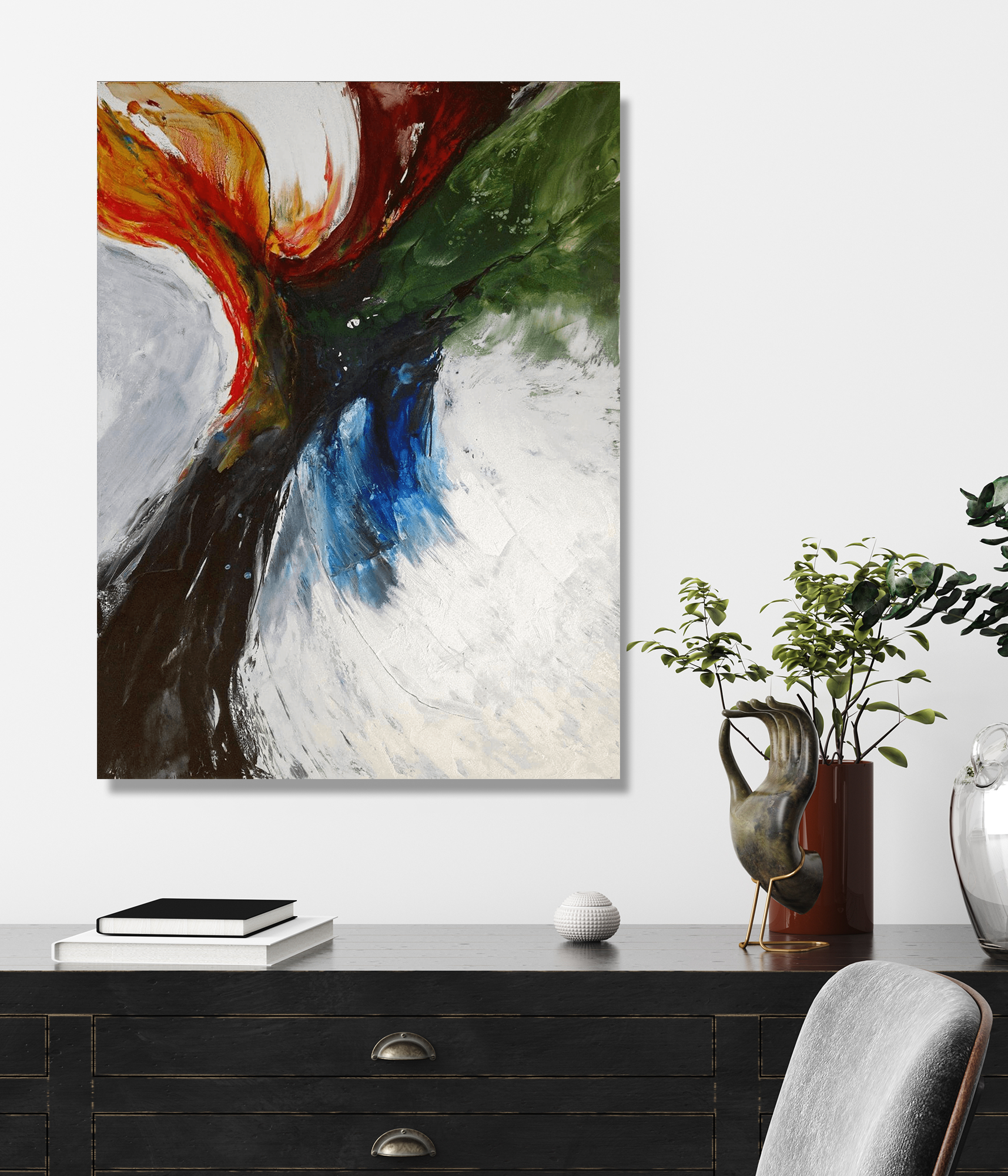 Phoenix Artist Enhanced Canvas Print by John Beard Collection - product image 4 for Resin Society