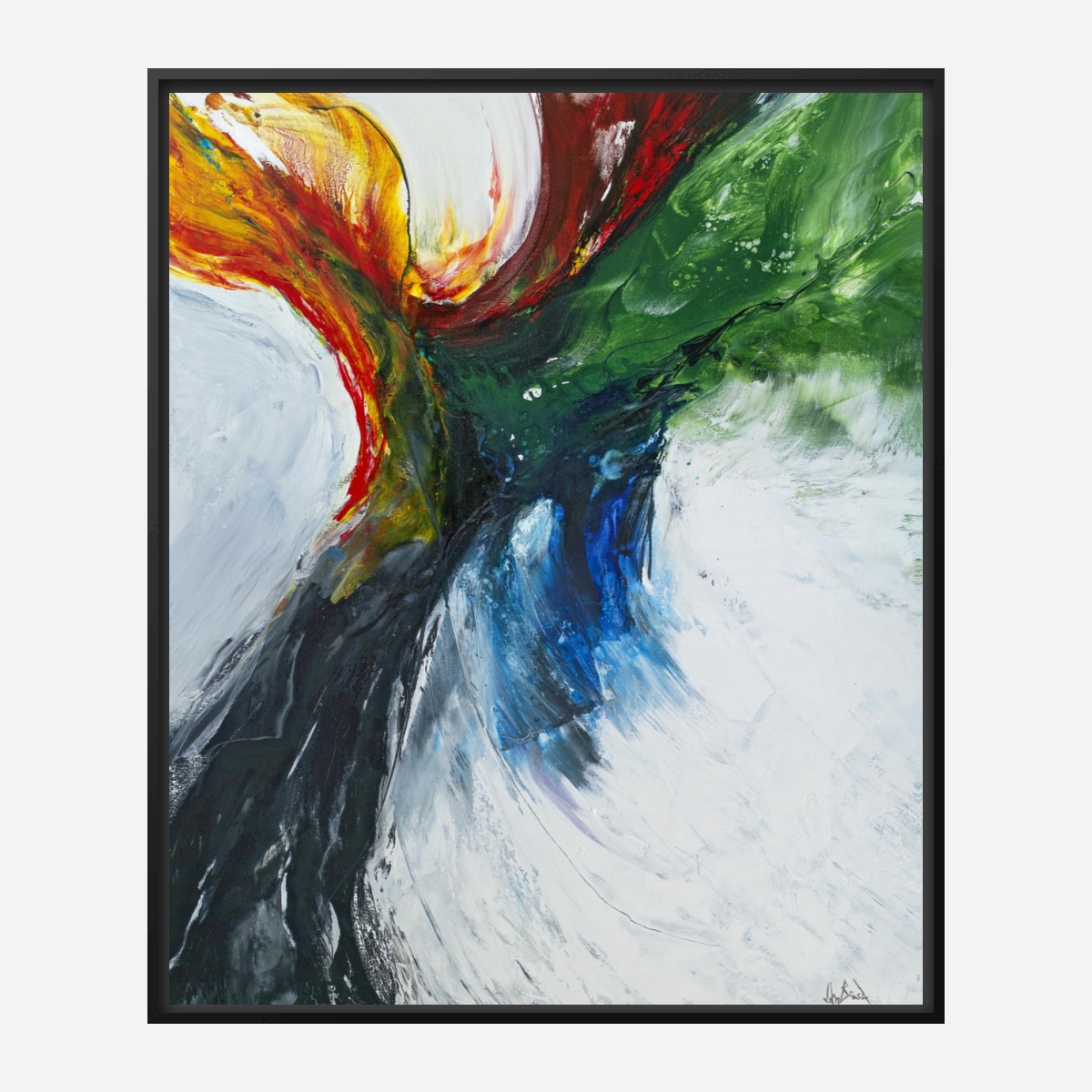 Phoenix Artist Enhanced Canvas Print by John Beard Collection - product image 8 for Resin Society