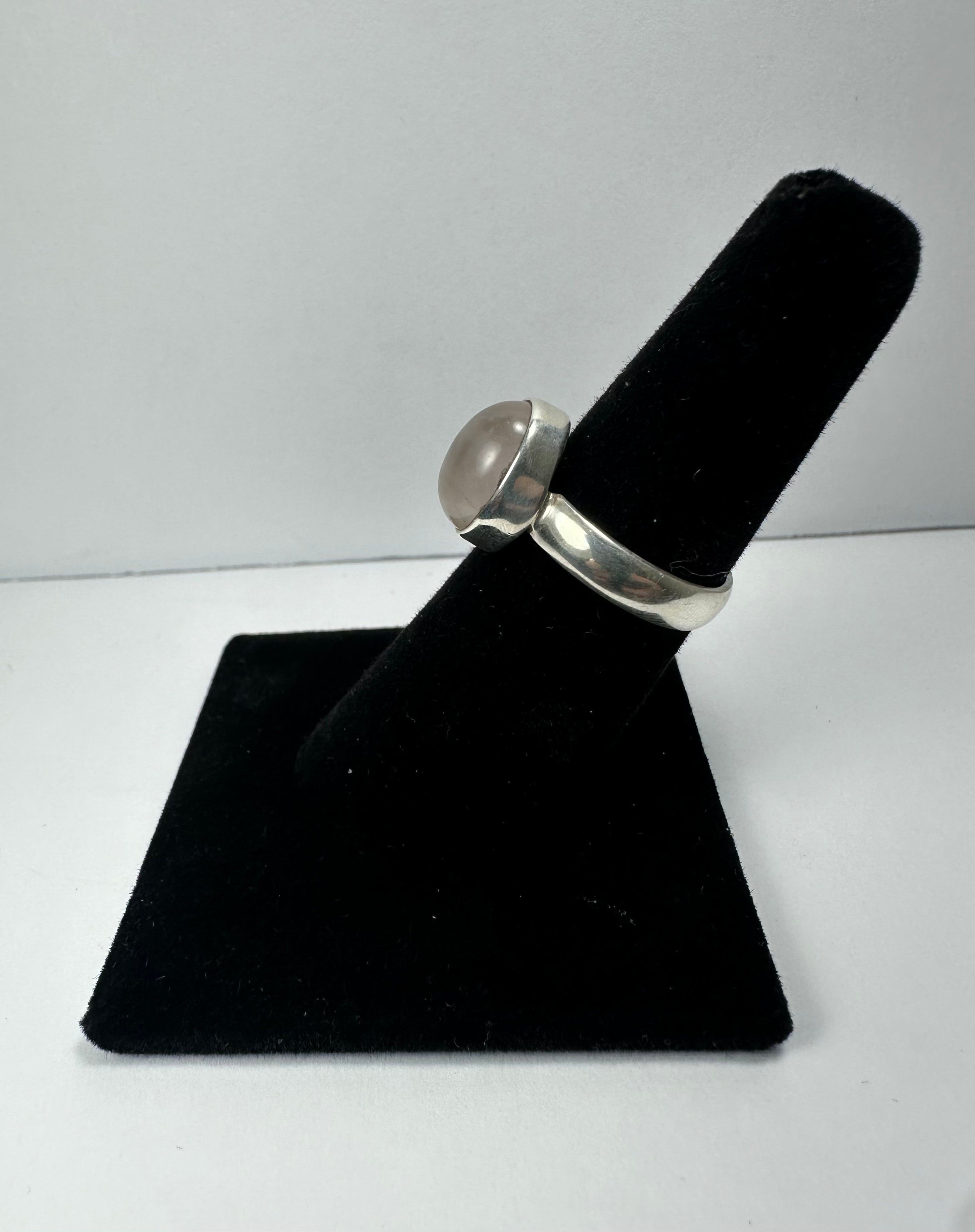 Rose Quartz Ring - Size 6