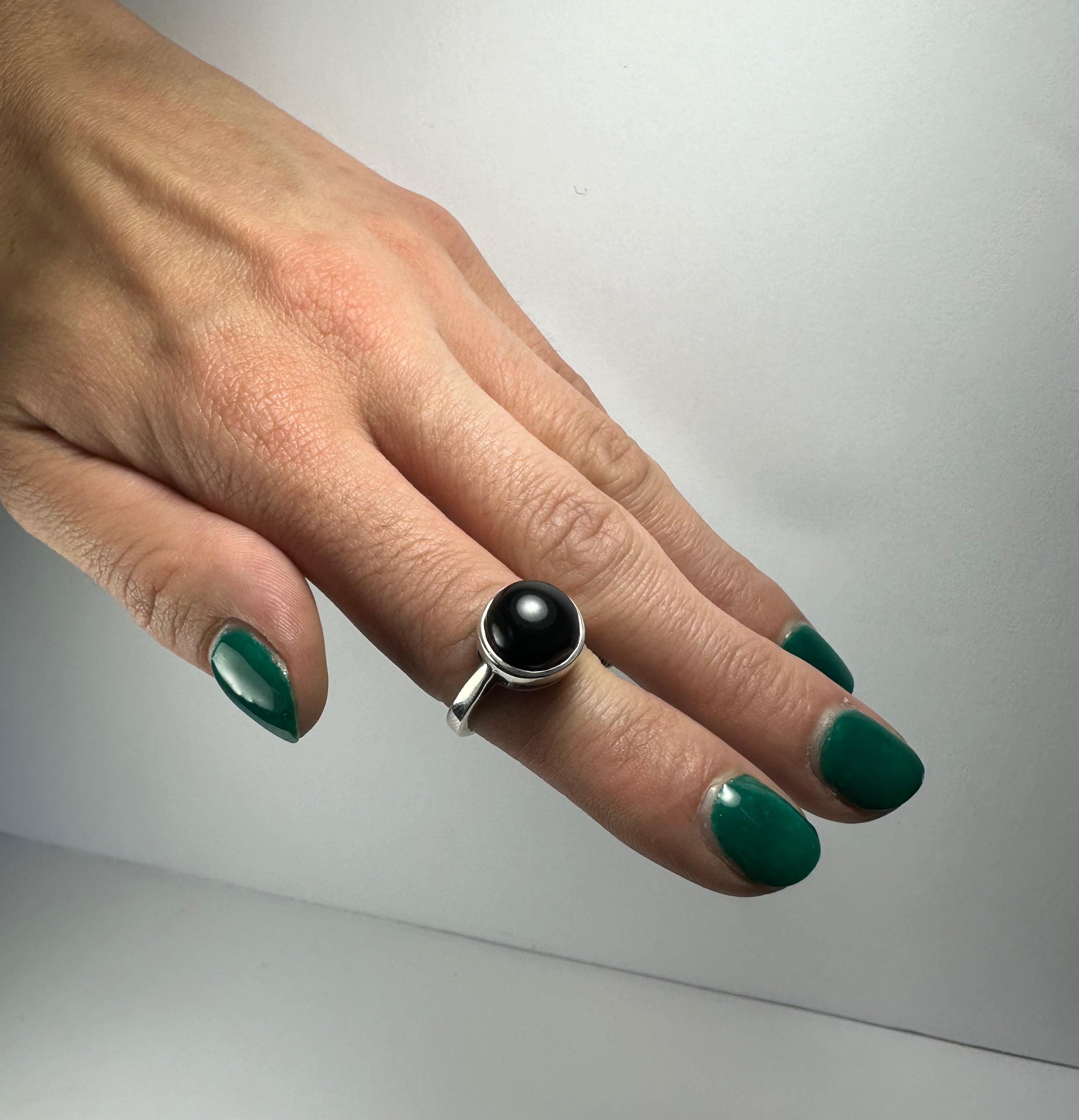 Black Onyx Ring - Size 5