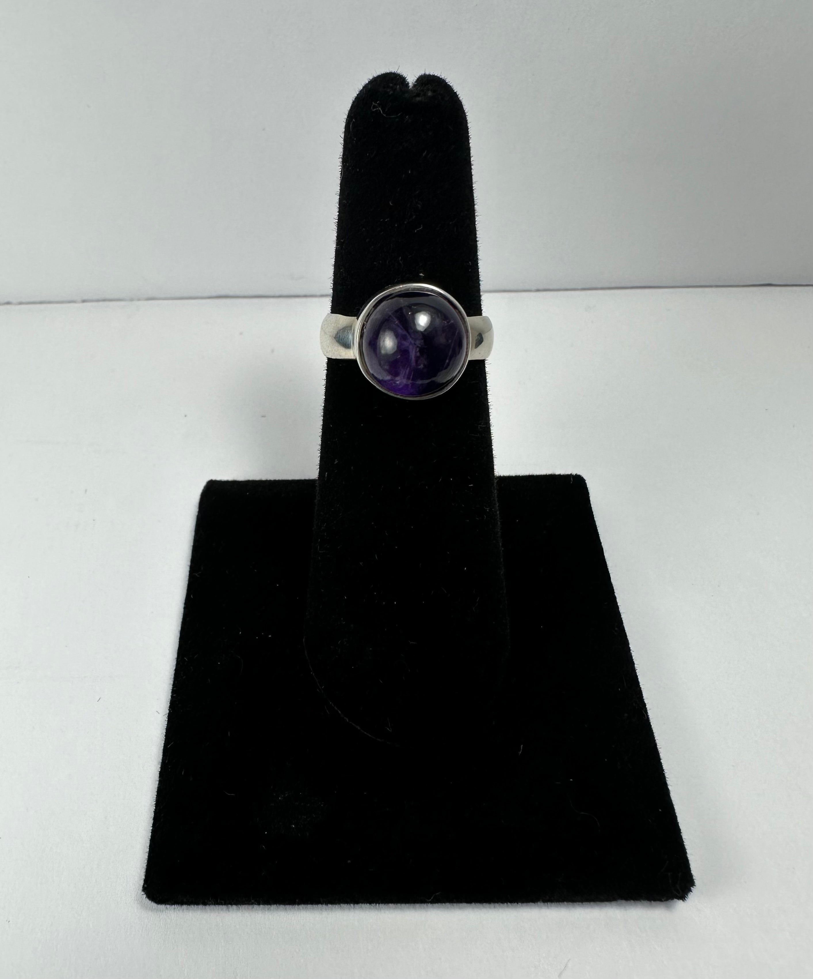Amethyst Ring - Size 5.5 by Rare Earth Gallery - main product image for Resin Society