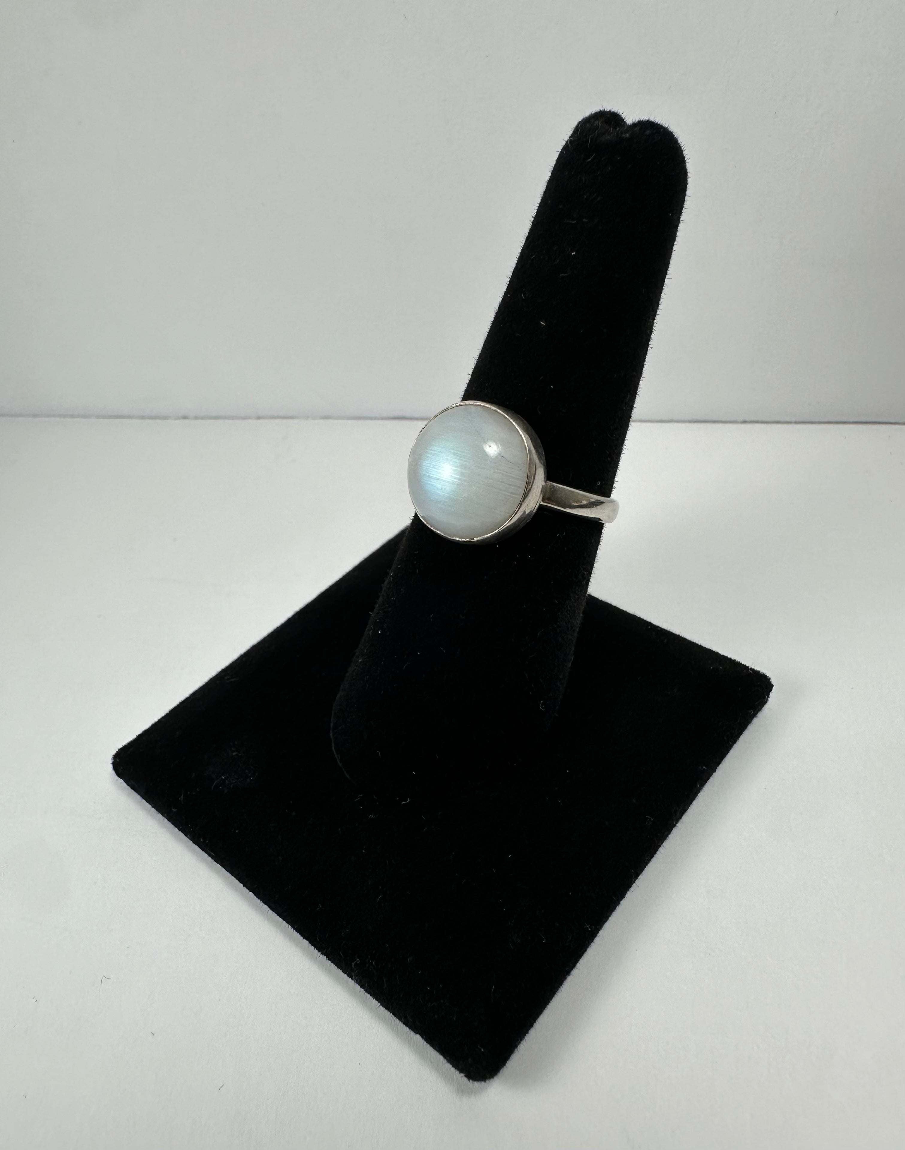 Moonstone Ring - Size 7 by Rare Earth Gallery - main product image for Resin Society