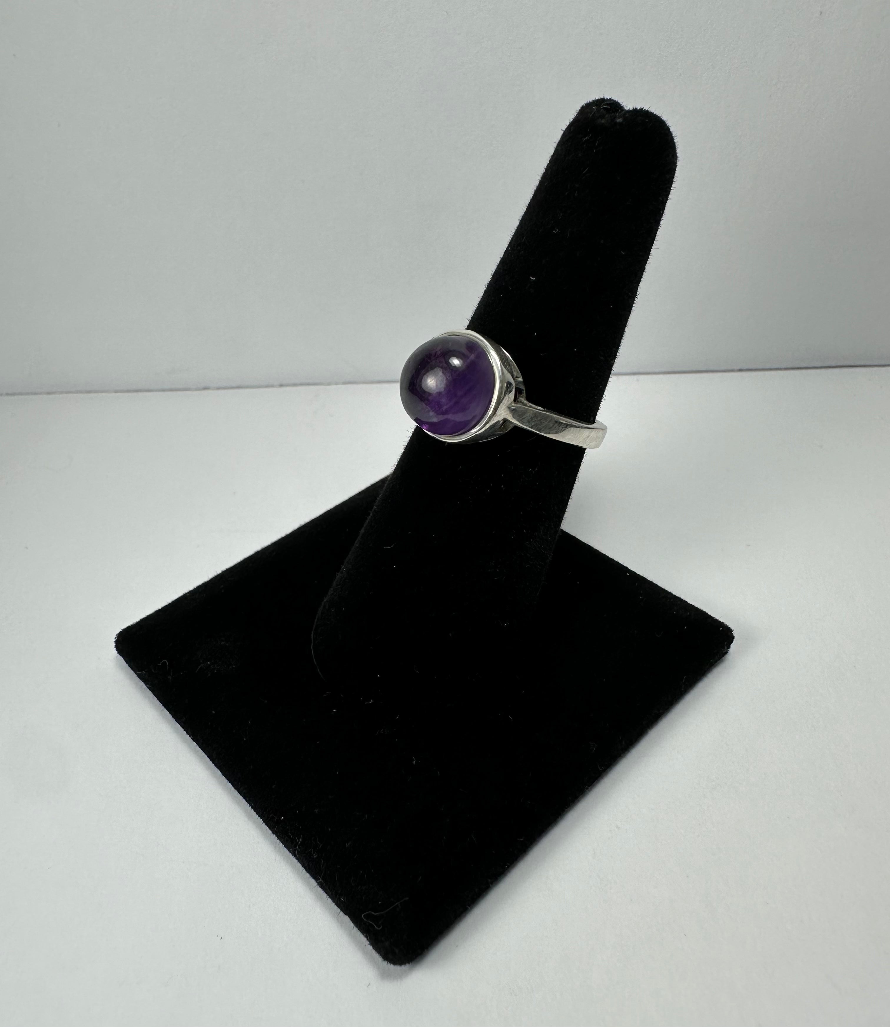Amethyst Ring - Size 6.5 by Rare Earth Gallery - main product image for Resin Society