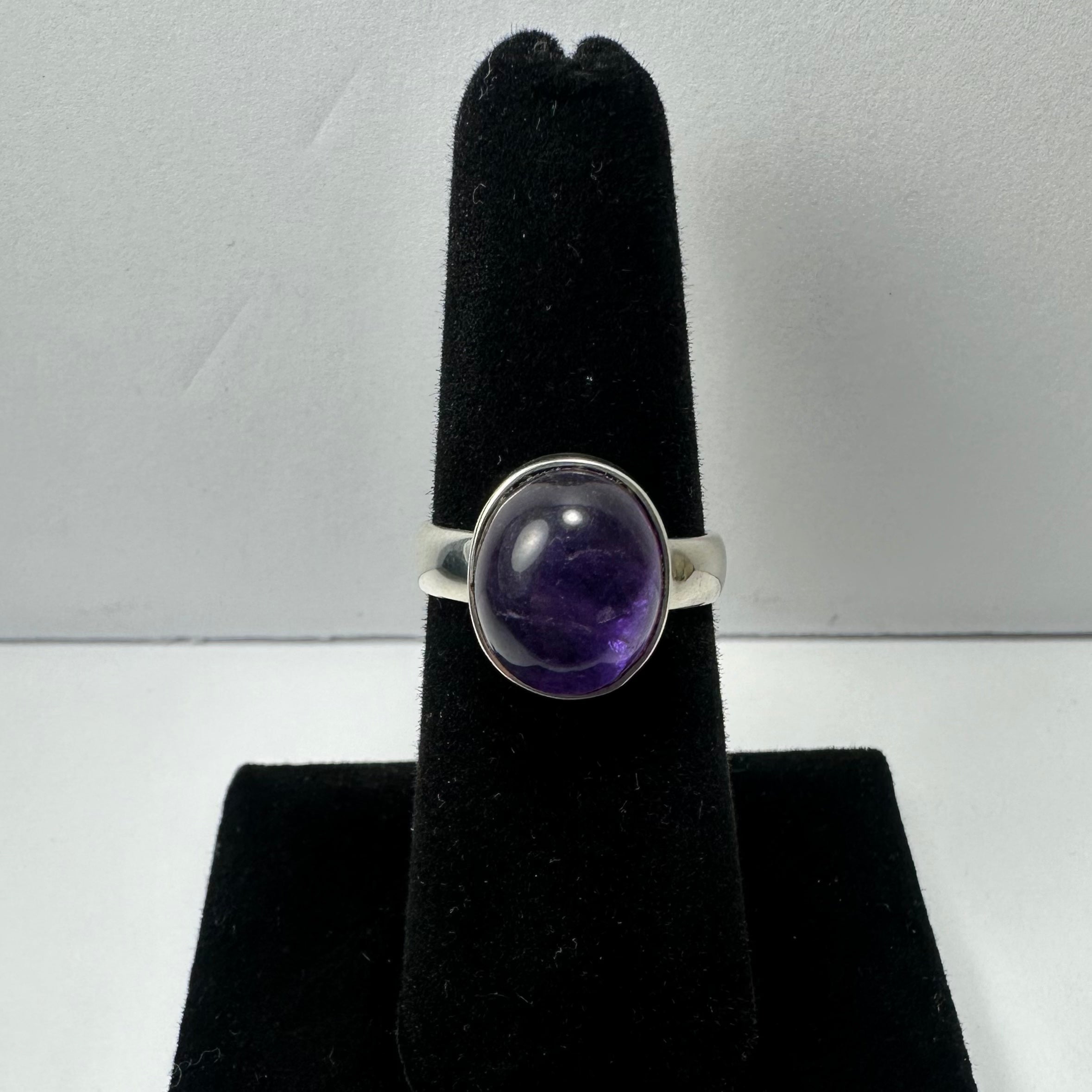 Amethyst Ring - Size 6 by Rare Earth Gallery - product image 3 for Resin Society