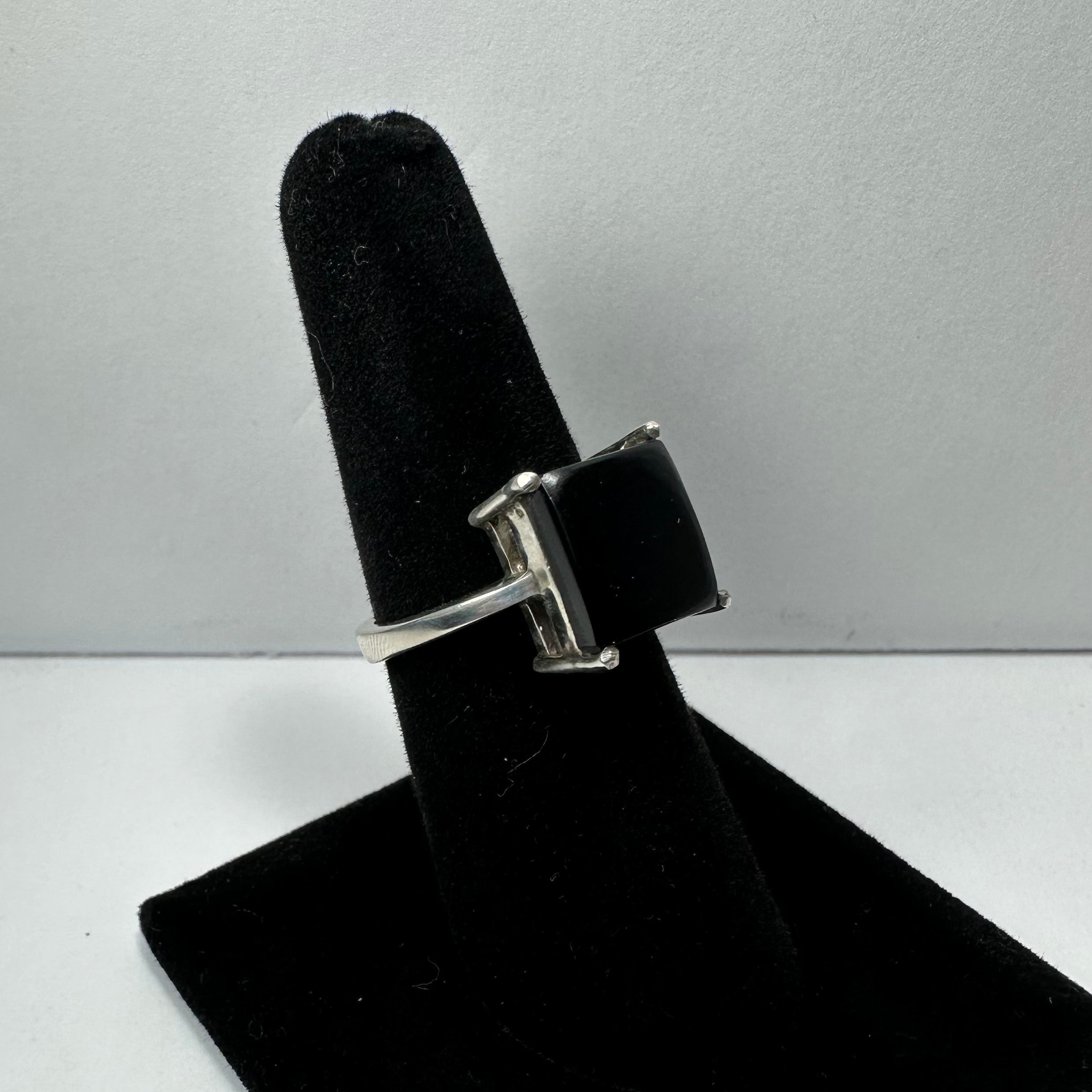 Black Onyx Ring - Size 6.5 by Rare Earth Gallery - main product image for Resin Society