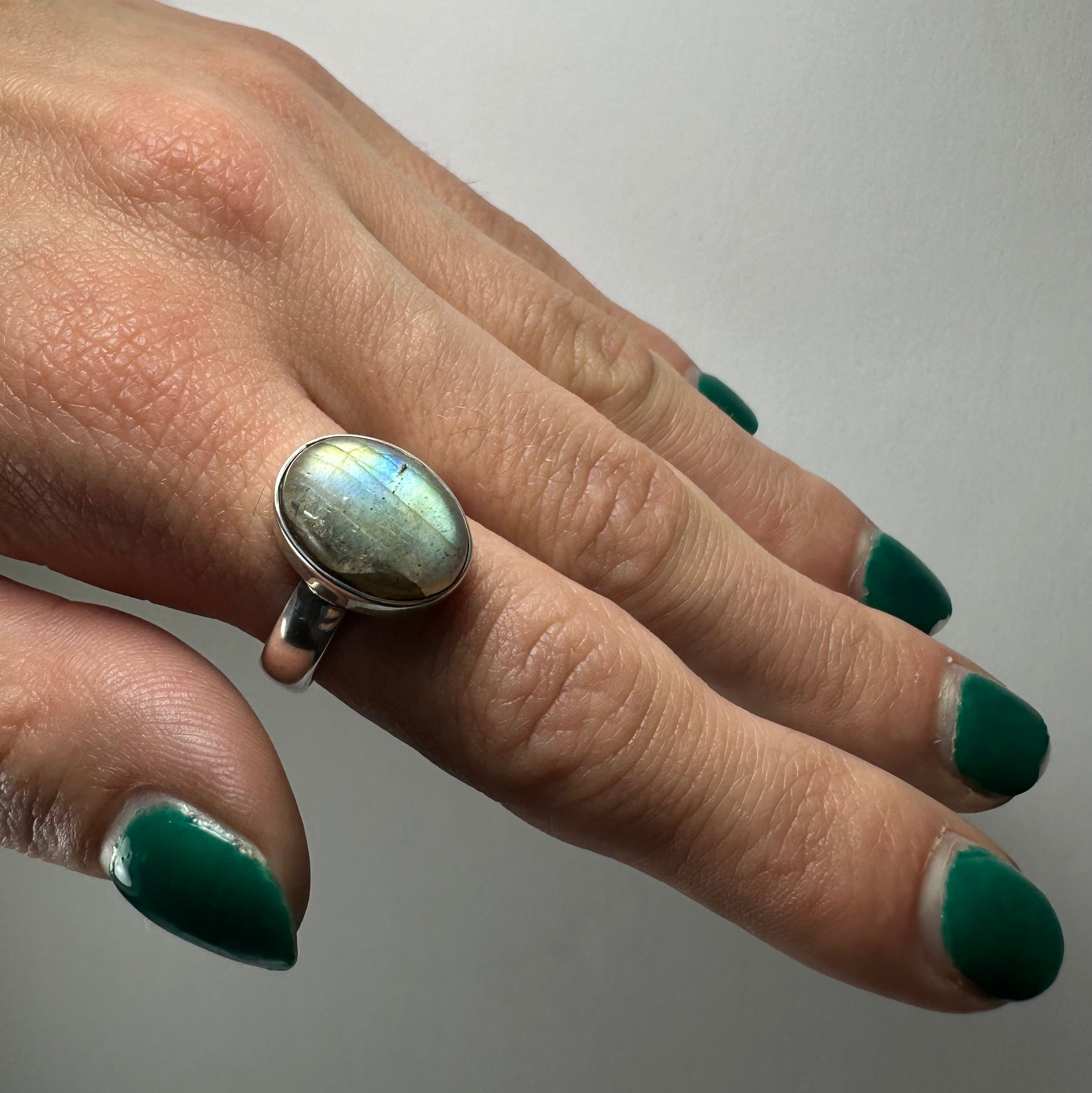 Labradorite Ring - Size 7