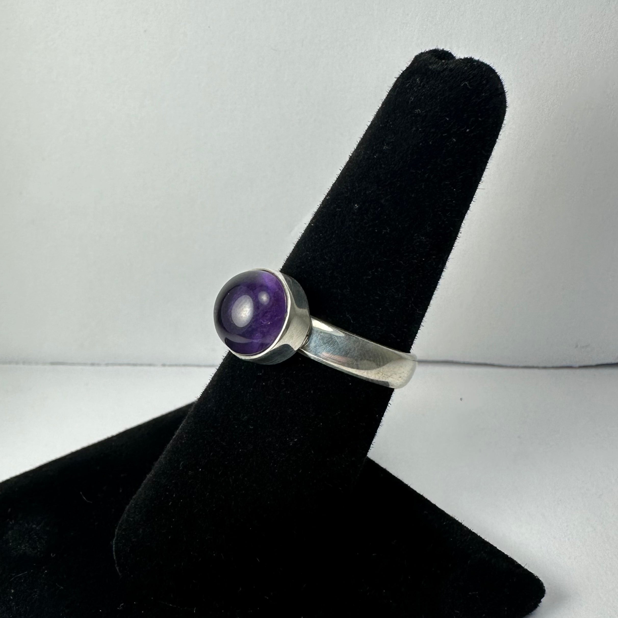 Amethyst Ring - Size 7 by Rare Earth Gallery - product image 2 for Resin Society