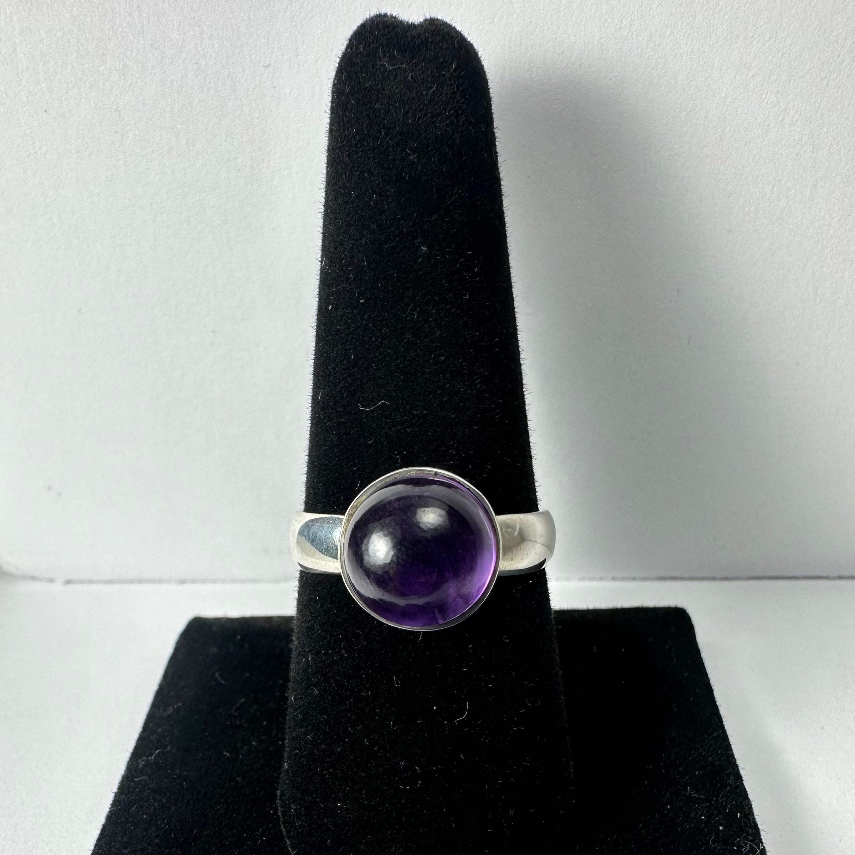 Amethyst Ring - Size 8.5 by Rare Earth Gallery - main product image for Resin Society