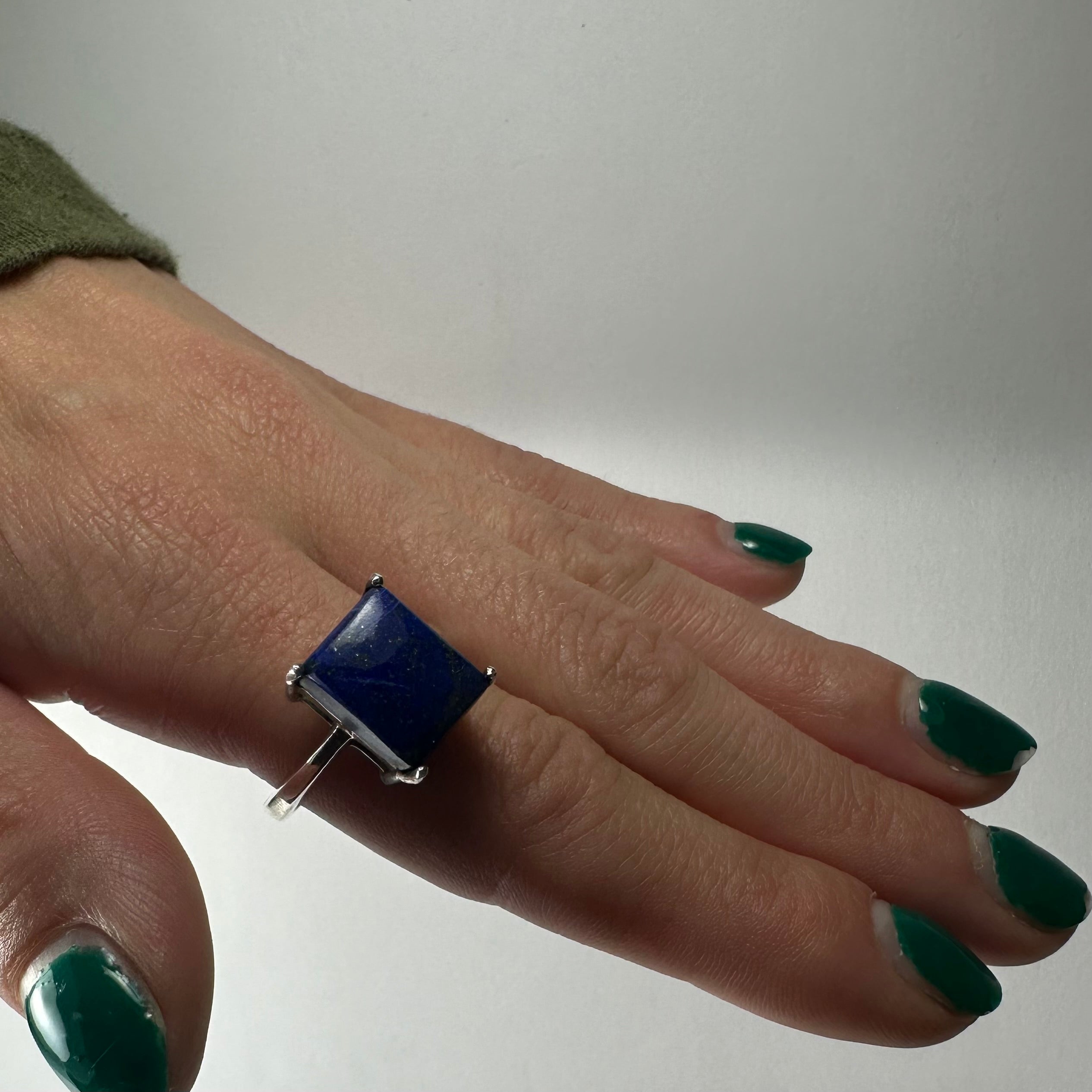 Lapis Lazuli Ring - Size 8 by Rare Earth Gallery - product image 5 for Resin Society