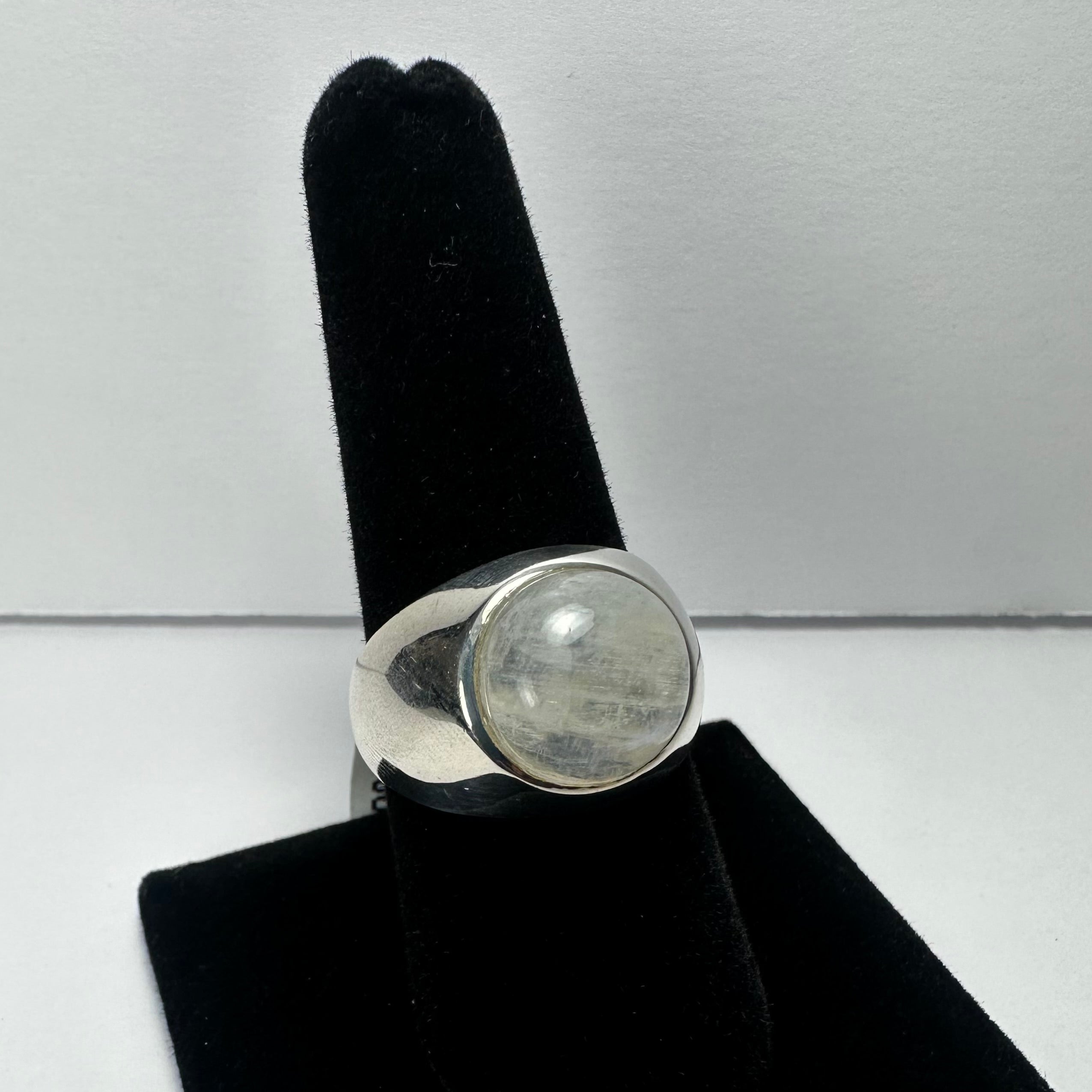 Moonstone Ring - Size 9 by Rare Earth Gallery - product image 3 for Resin Society