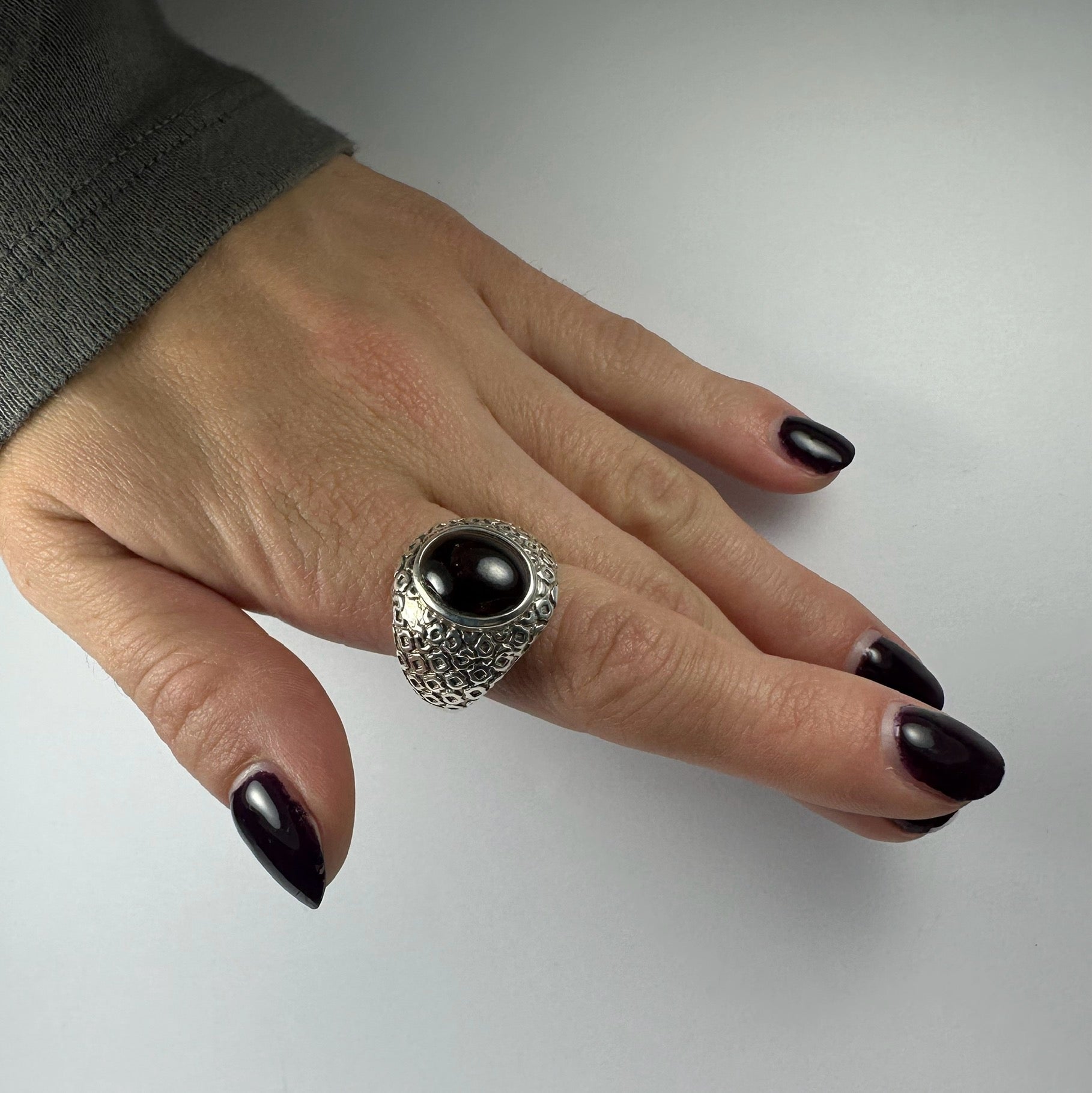 Garnet Ring - Size 8.5