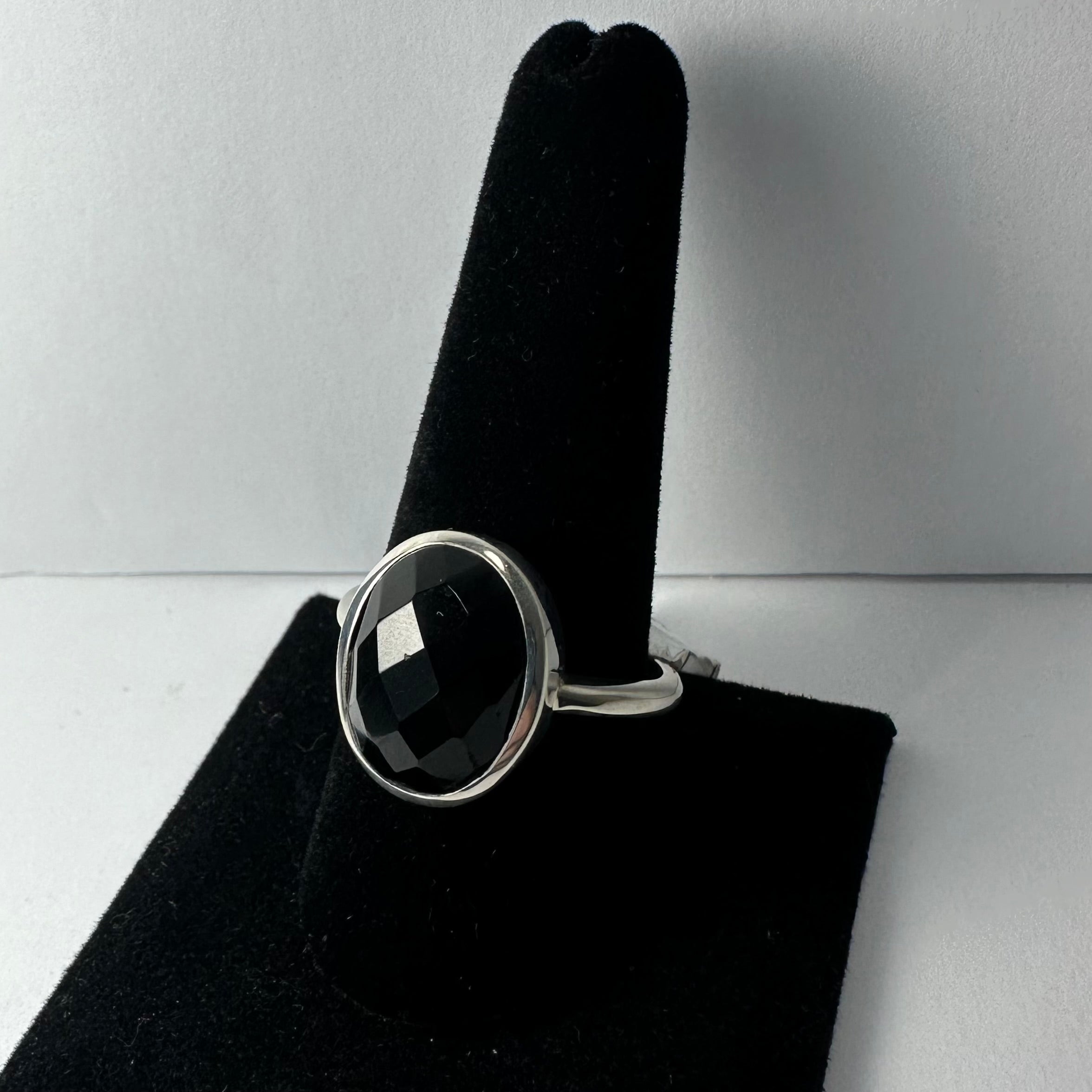 Black Onyx Ring - Size 11.5