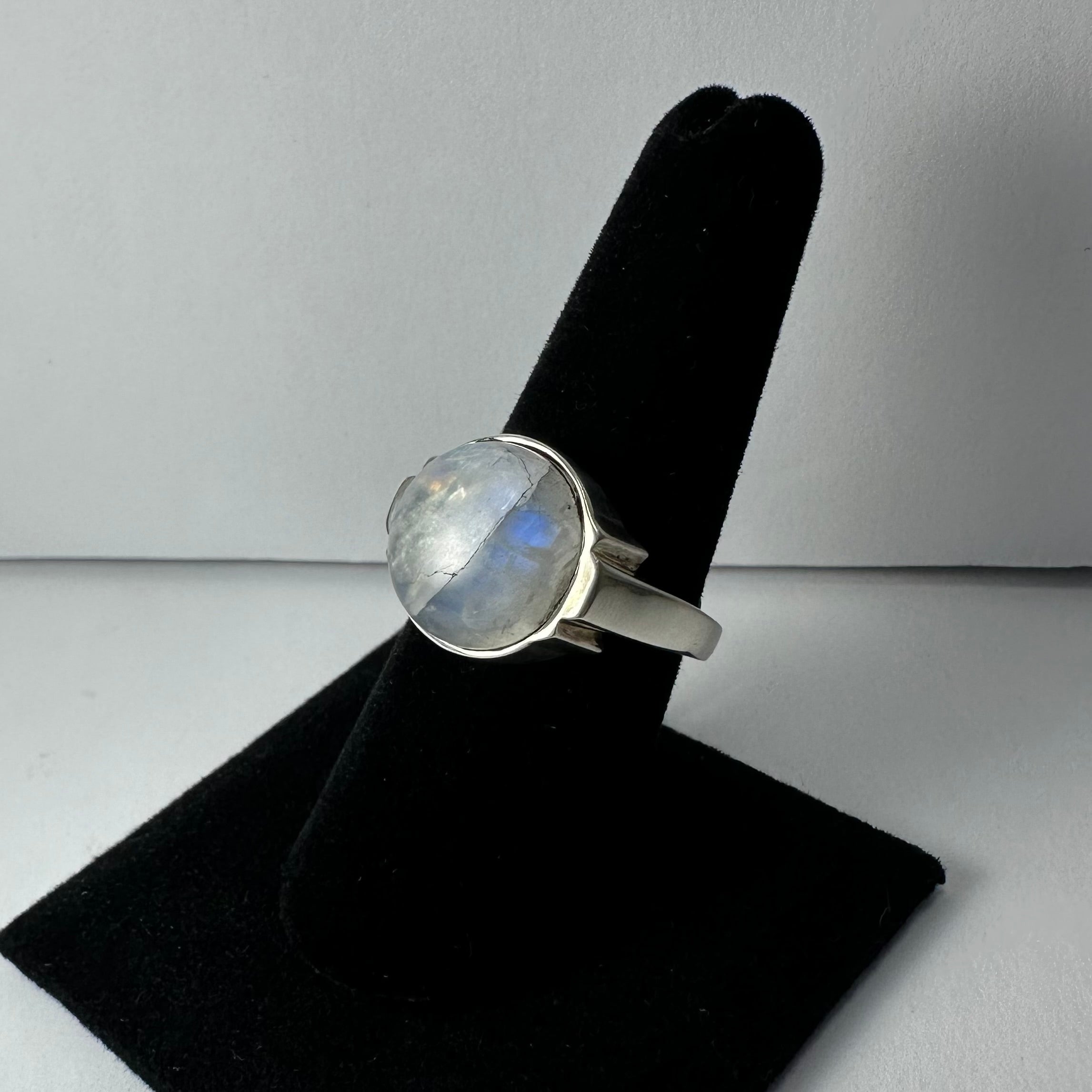 Moonstone Ring - Size 9.5 by Rare Earth Gallery - product image 3 for Resin Society