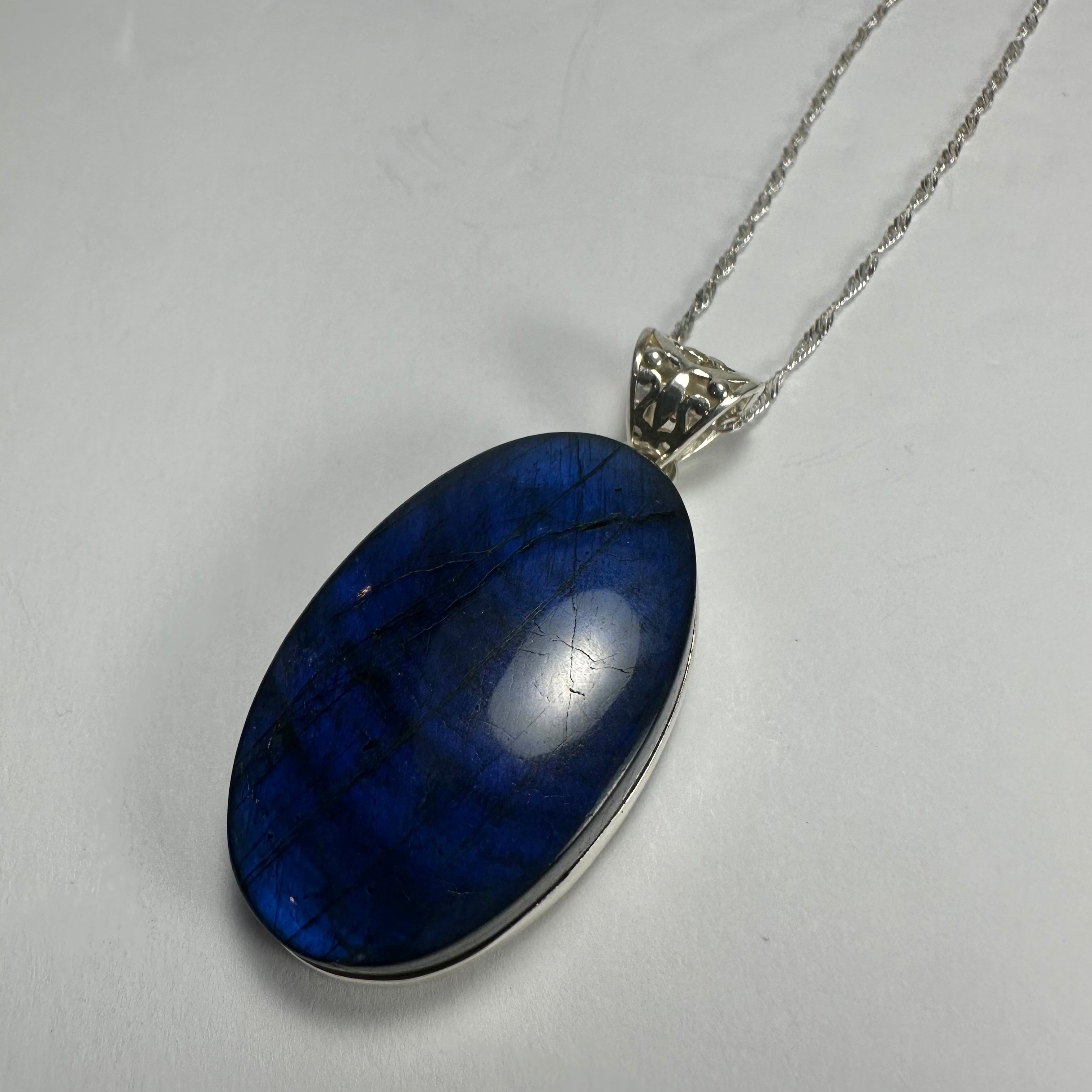 Labradorite Teardrop Pendant by Rare Earth Gallery