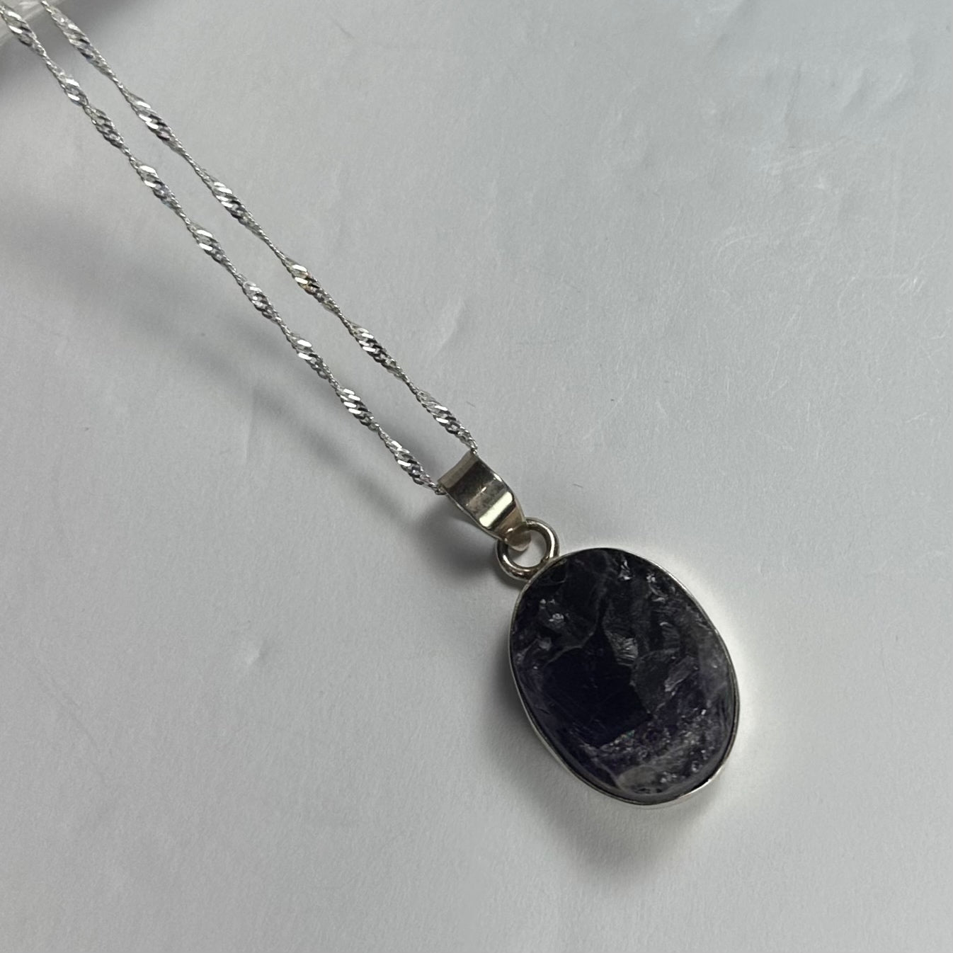 Natural Rough Amethyst Pendant