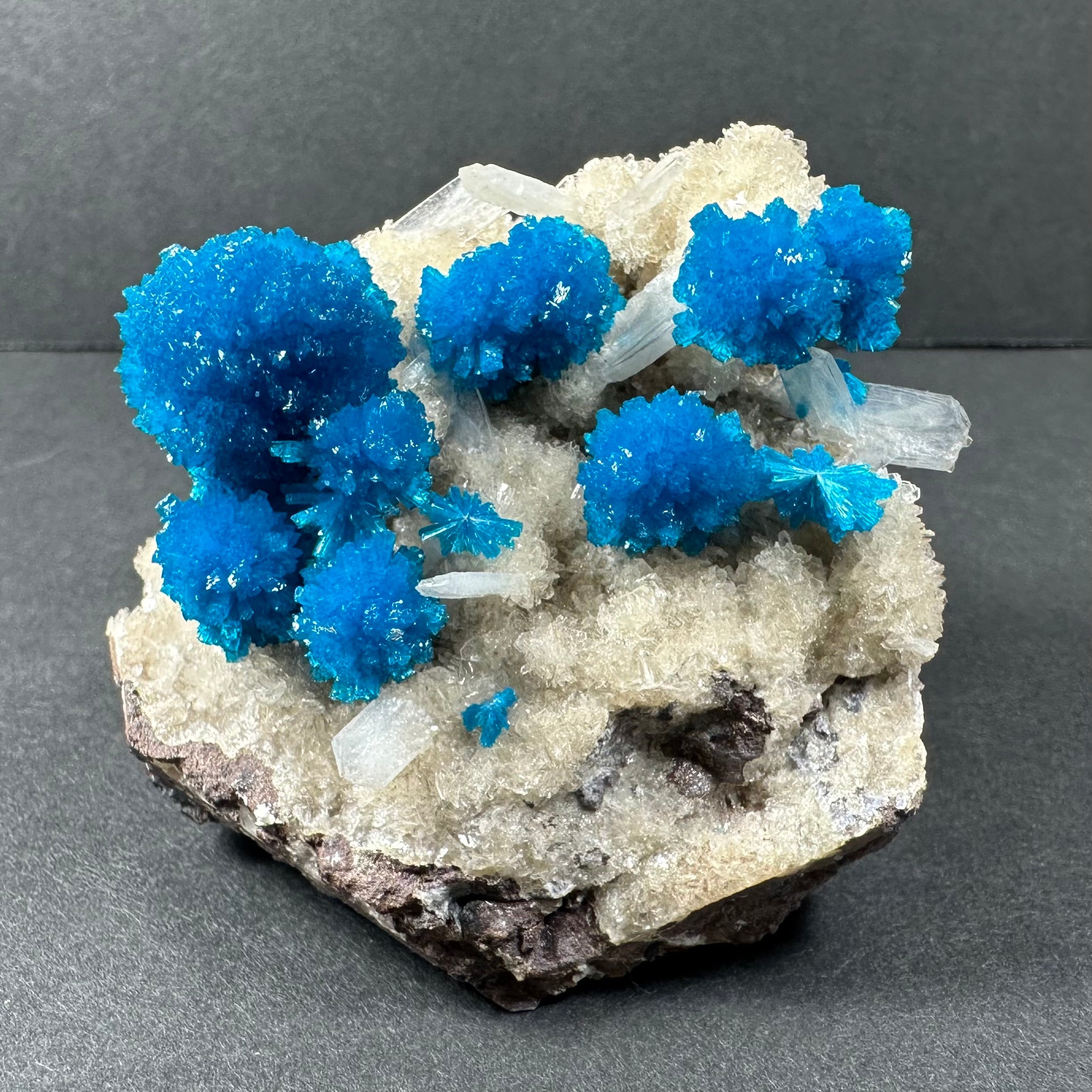 Cavansite with Stilbite on Matrix from Pune, Maharashtra, India by Rare Earth Gallery - product image 2 for Resin Society
