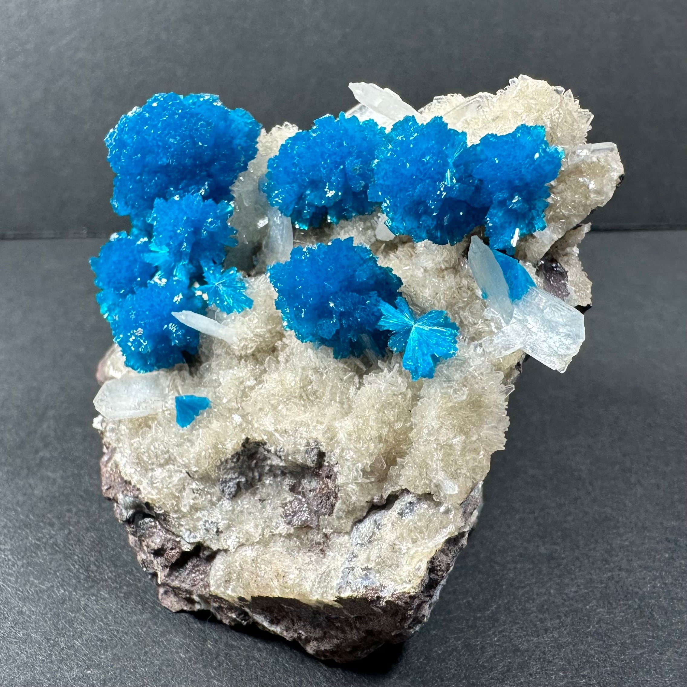 Cavansite with Stilbite on Matrix from Pune, Maharashtra, India by Rare Earth Gallery - product image 3 for Resin Society
