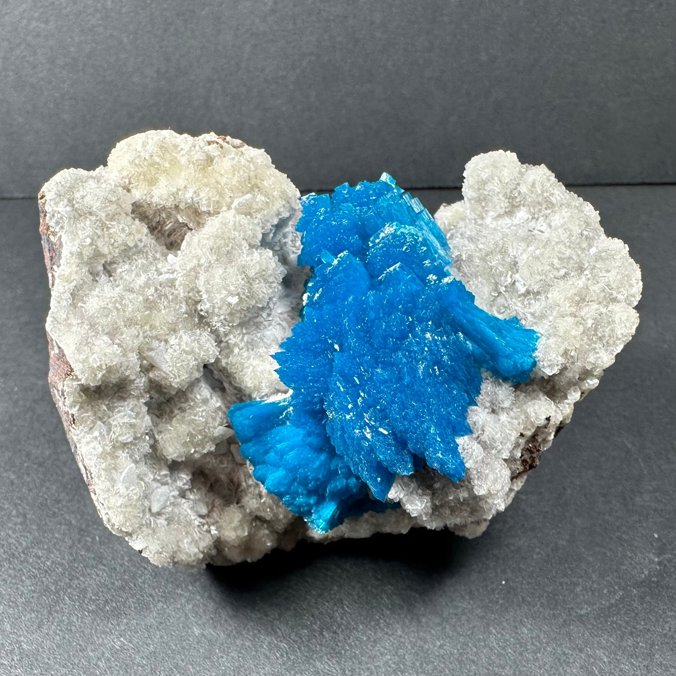 Cavansite with Stilbite on Matrix from Maharashtra, Pune, India by Rare Earth Gallery - main product image for Resin Society