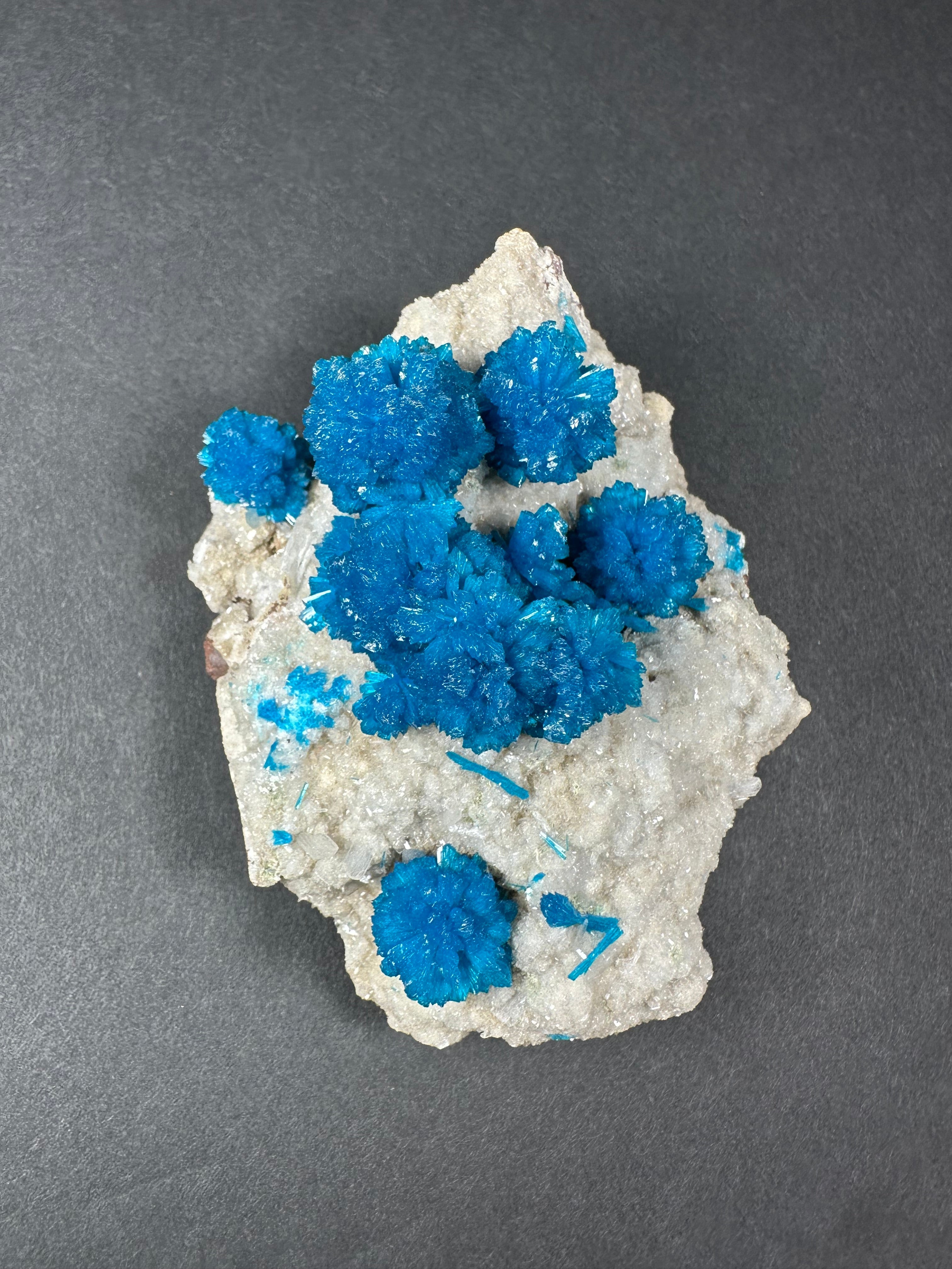 Cavansite with Stilbite on Matrix from Maharashtra, Pune, India by Rare Earth Gallery - product image 4 for Resin Society