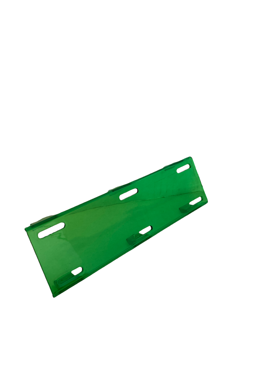 Single Row Clip On Lens Covers in multiple colors displayed on lightbars