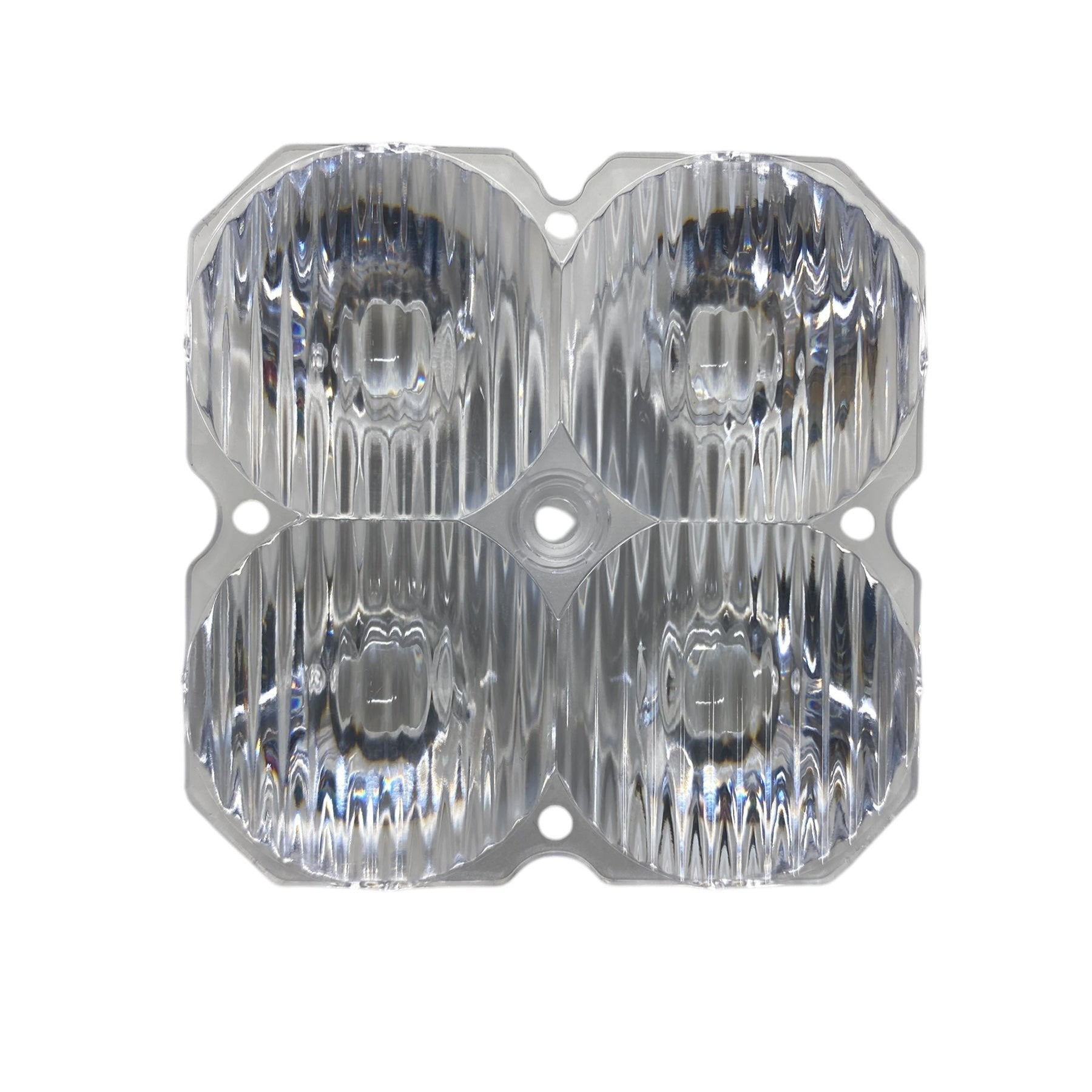 Race Pod Flood Projector shown from multiple angles, displaying aluminum housings and lens assemblies