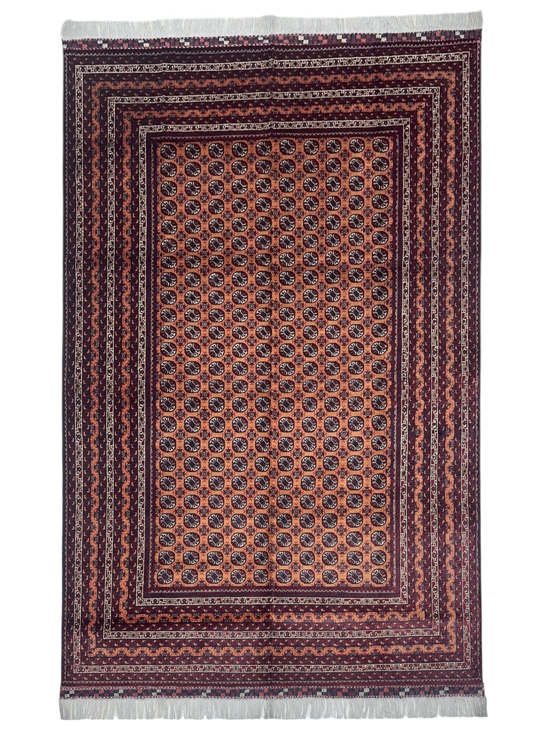 Hand-Knotted Afghani Mawri Wool Rug – 6'9″ x 9'6″ by Rugistan - main product image for Resin Society
