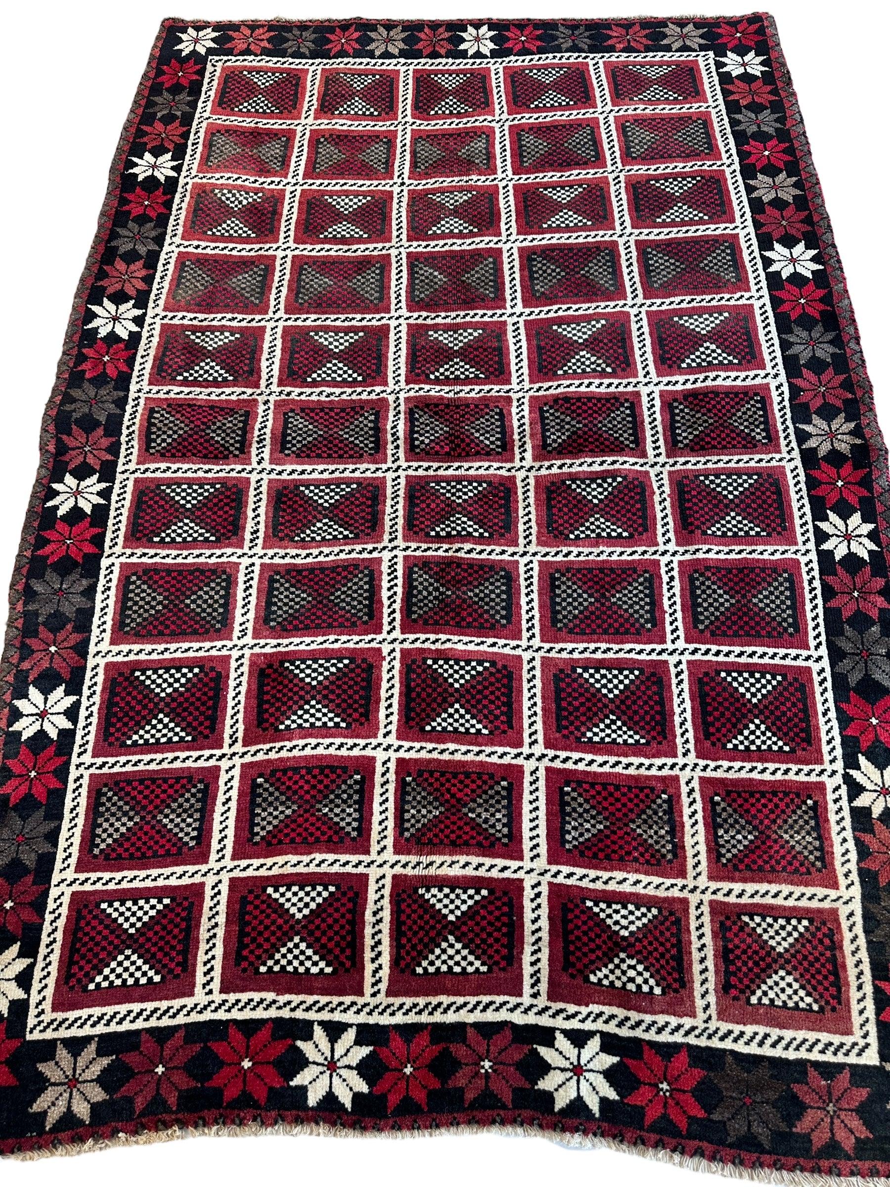 Hand-knotted Persian Tribal Khorramabad Wool Rug 4’3” x 6’10” by Rugistan - product image 3 for Resin Society