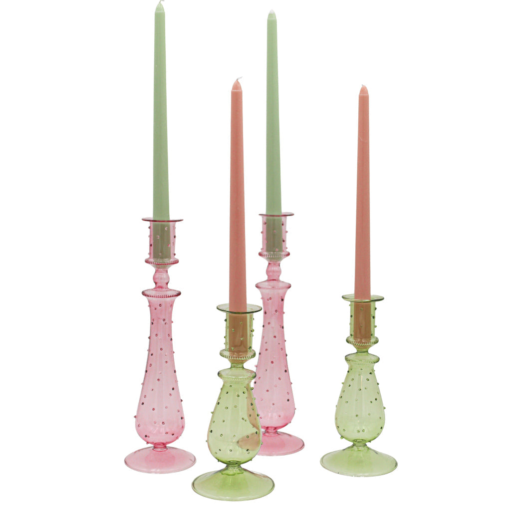 24 Extra Tall Pistachio Cream Taper Candle - 6 Packs of 4 by Ro'Table - product image 5 for Resin Society