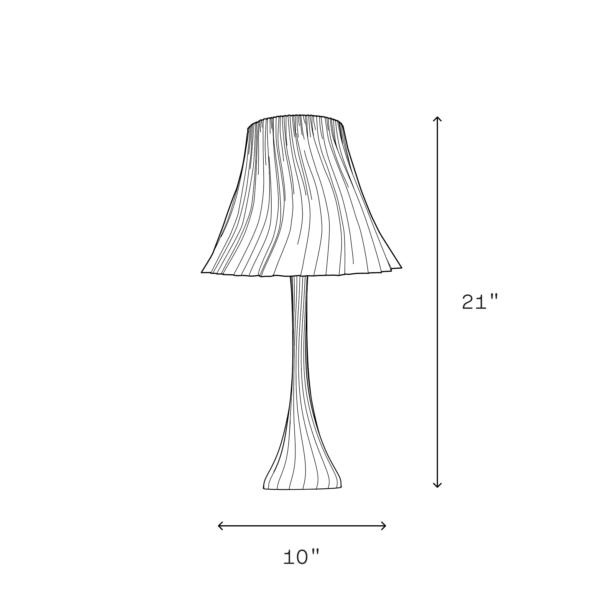 Pleat Lamp by Wooj Design - product image 12 for Resin Society