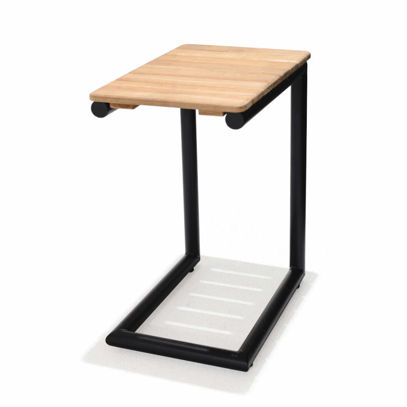 Portals Dark C-Shape Side Table Black by LifestyleGarden US - product image 5 for Resin Society