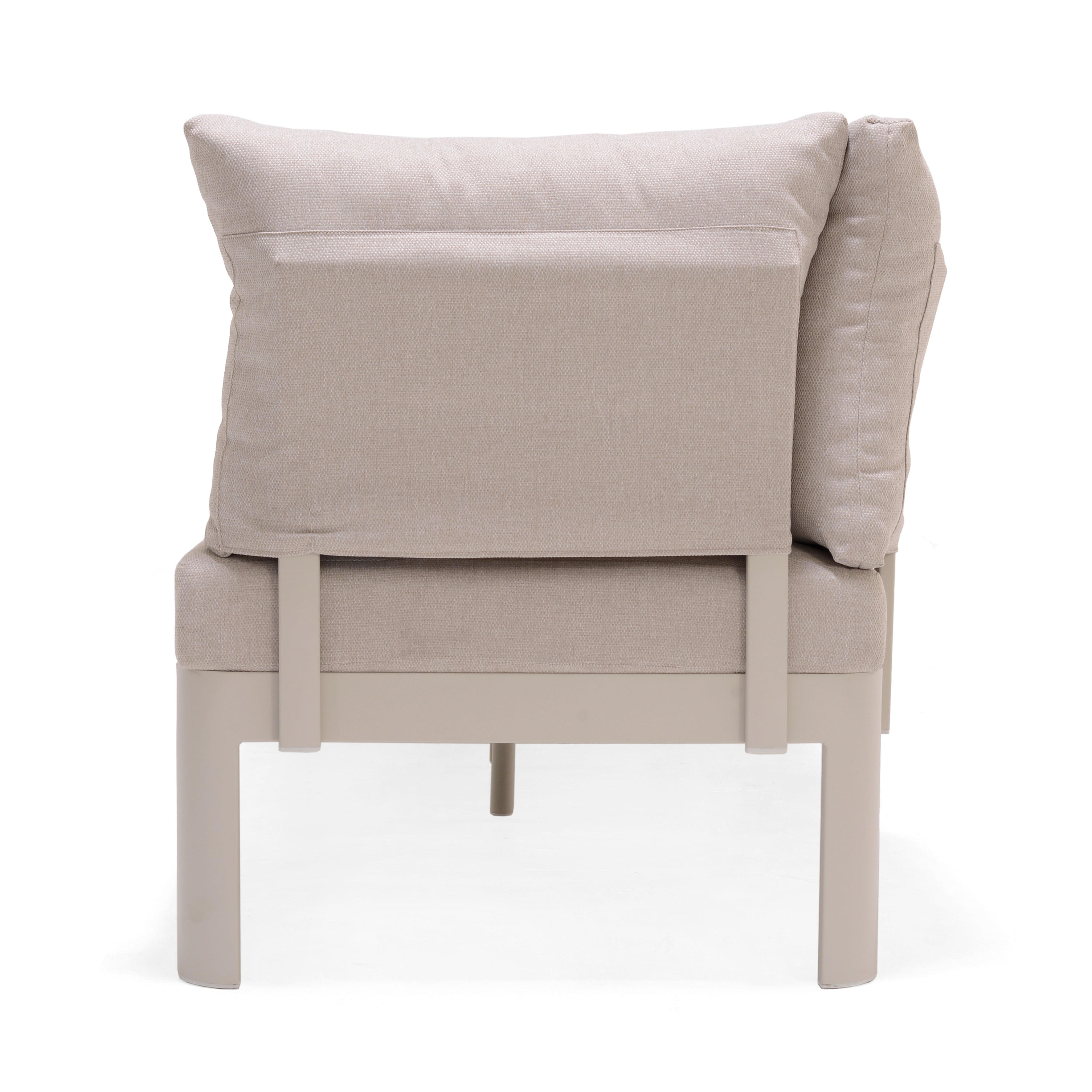 Portals Teak and Aluminum Modular Sofa 3pc Set by LifestyleGarden US - product image 13 for Resin Society