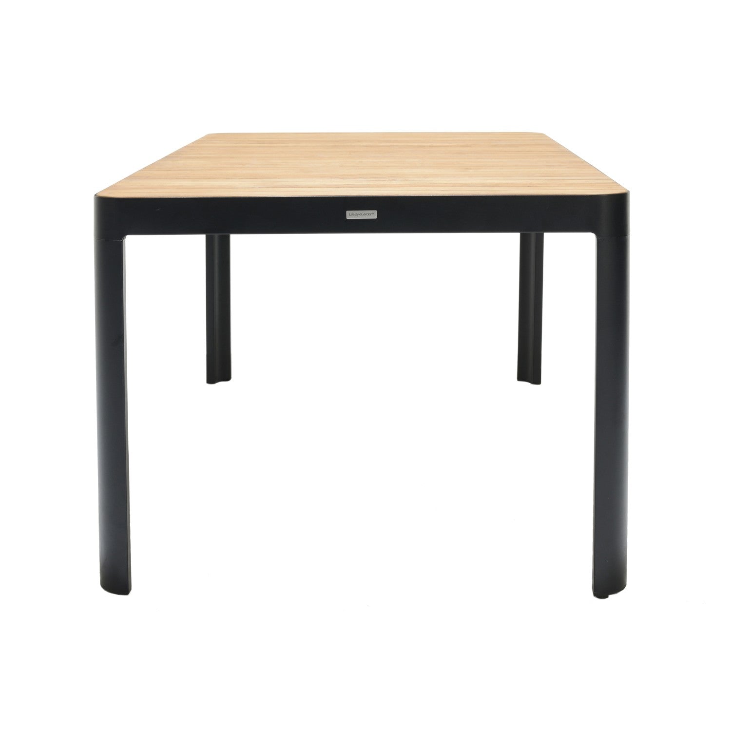 Portals Dark 4 Seater Carver Rectangular Dining set by LifestyleGarden US - product image 7 for Resin Society
