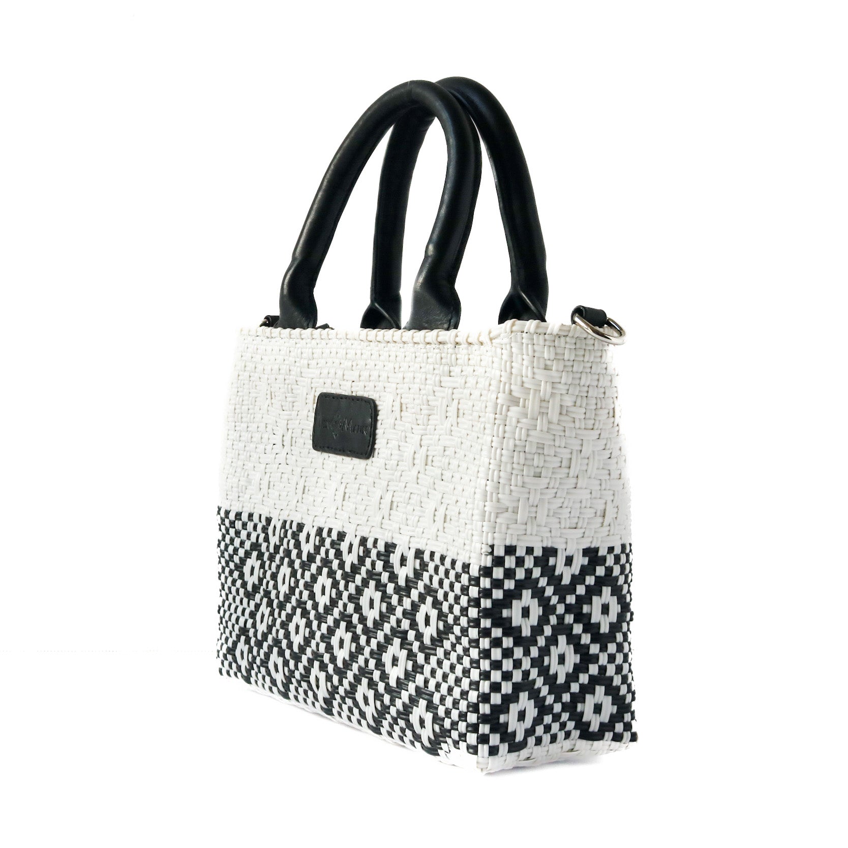 Tin Marin White Small Woven Crossbody Bag by Tin Marin Brand - product image 7 for Resin Society
