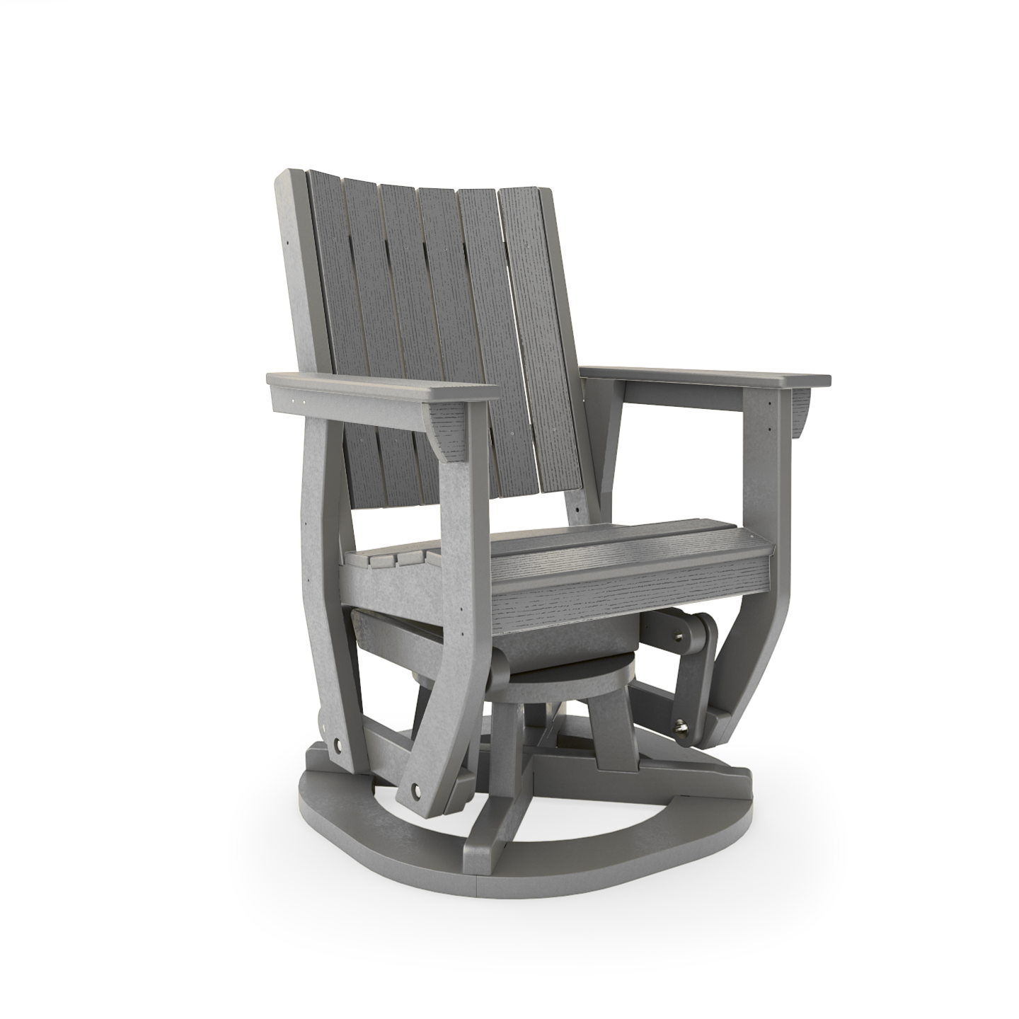 SoPoly Callaway Swivel Glider outdoor chair in multiple colors