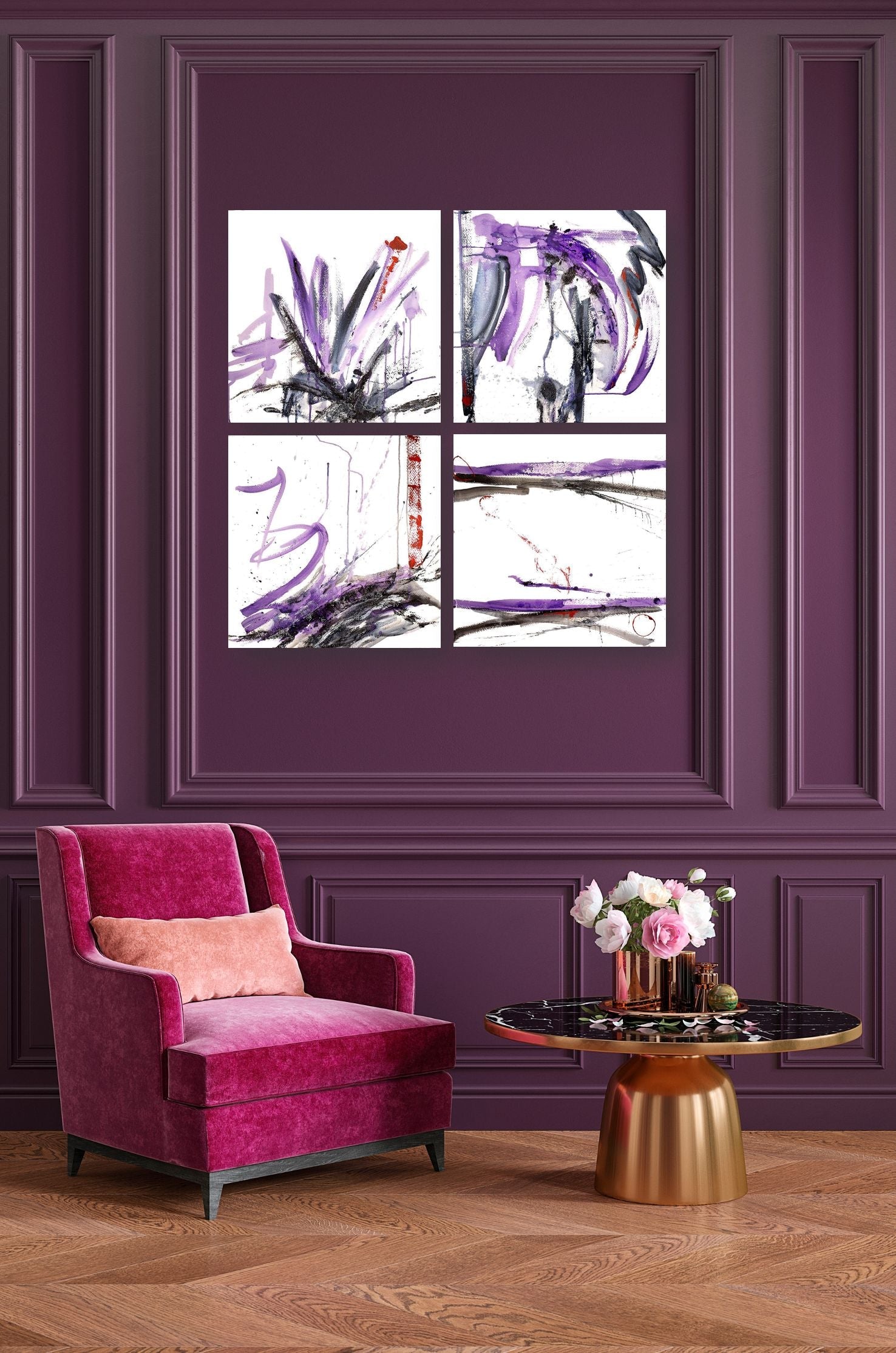 Purple and Black Set by John Beard Collection - product image 2 for Resin Society