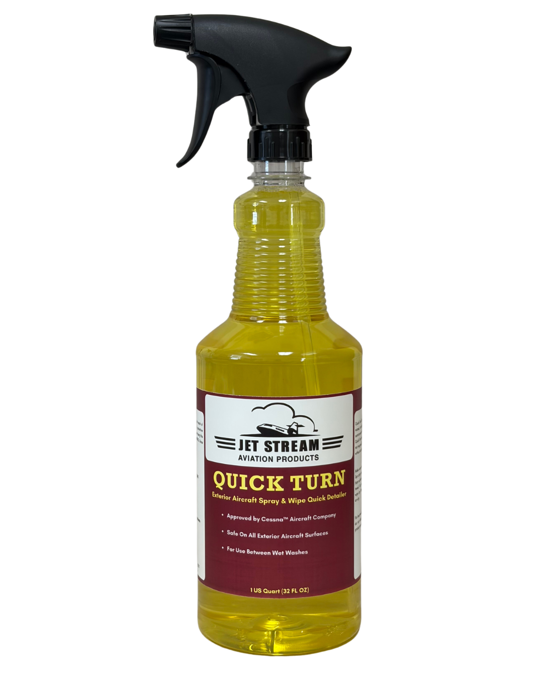 Quick Turn Exterior Aircraft Spray and Wipe Quick Detailer bottles and containers in various sizes