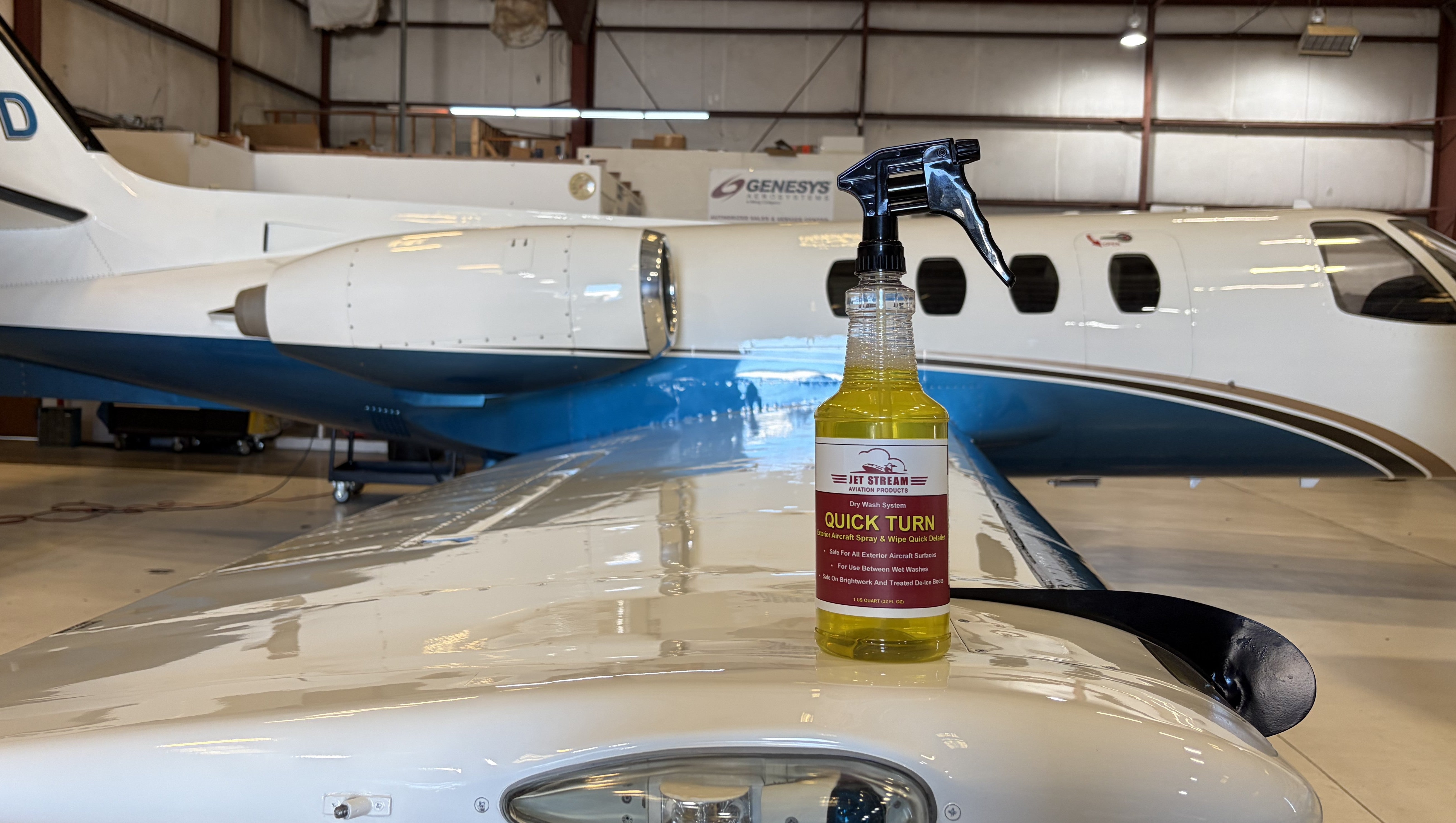 Quick Turn Exterior Aircraft Spray and Wipe Quick Detailer