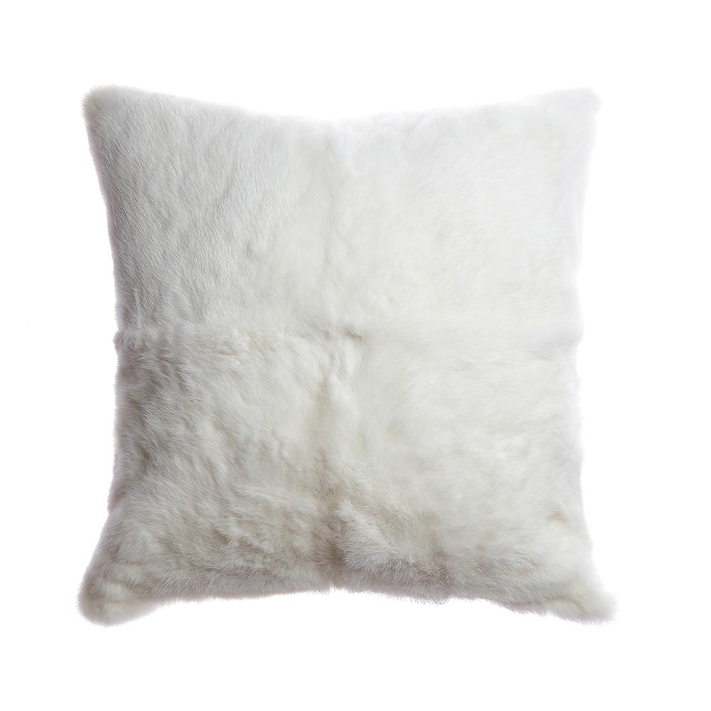 Rabbit Skin Pillow by Homelosophy