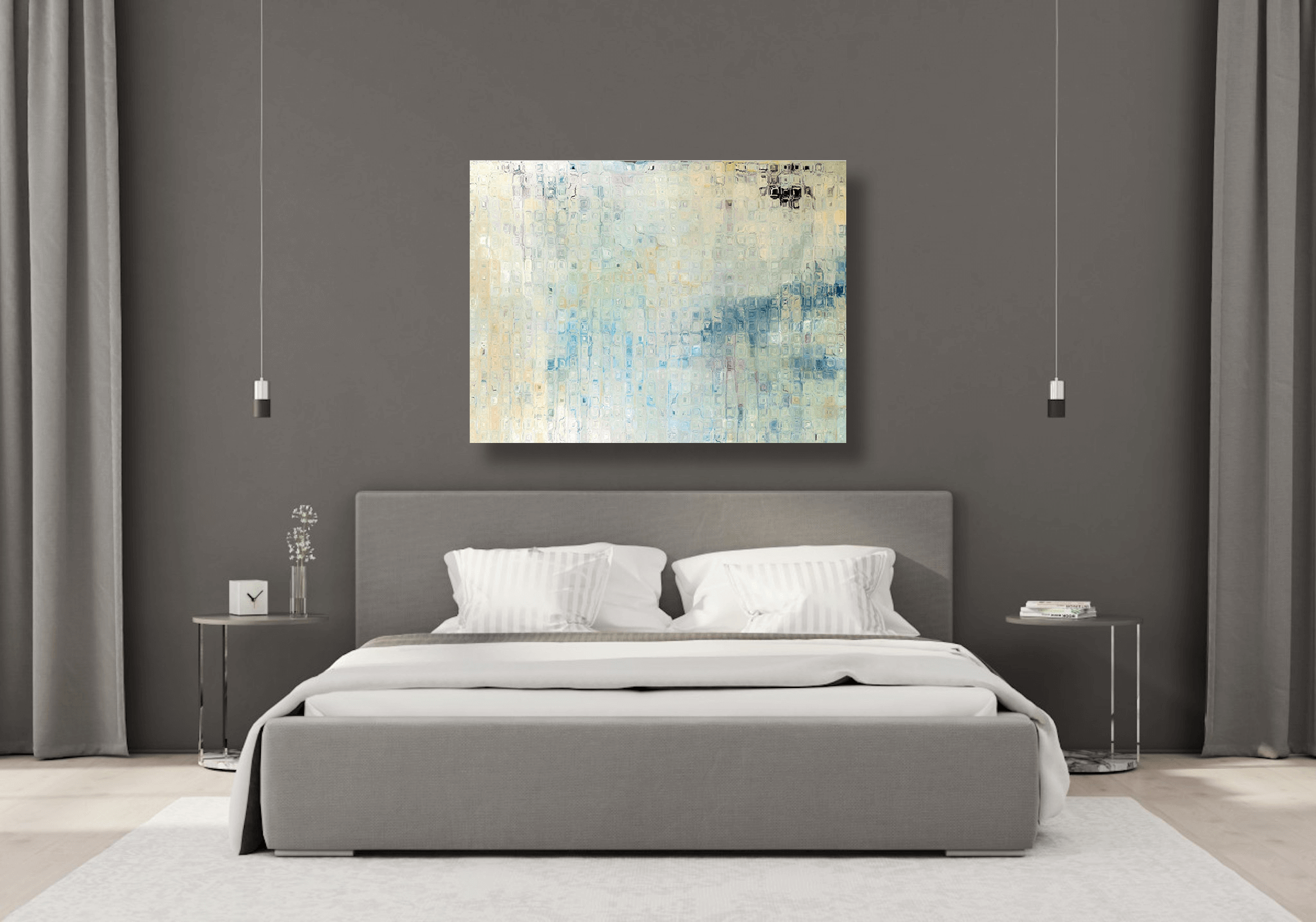 Rain II Artist Enhanced Canvas Print by John Beard Collection - product image 3 for Resin Society