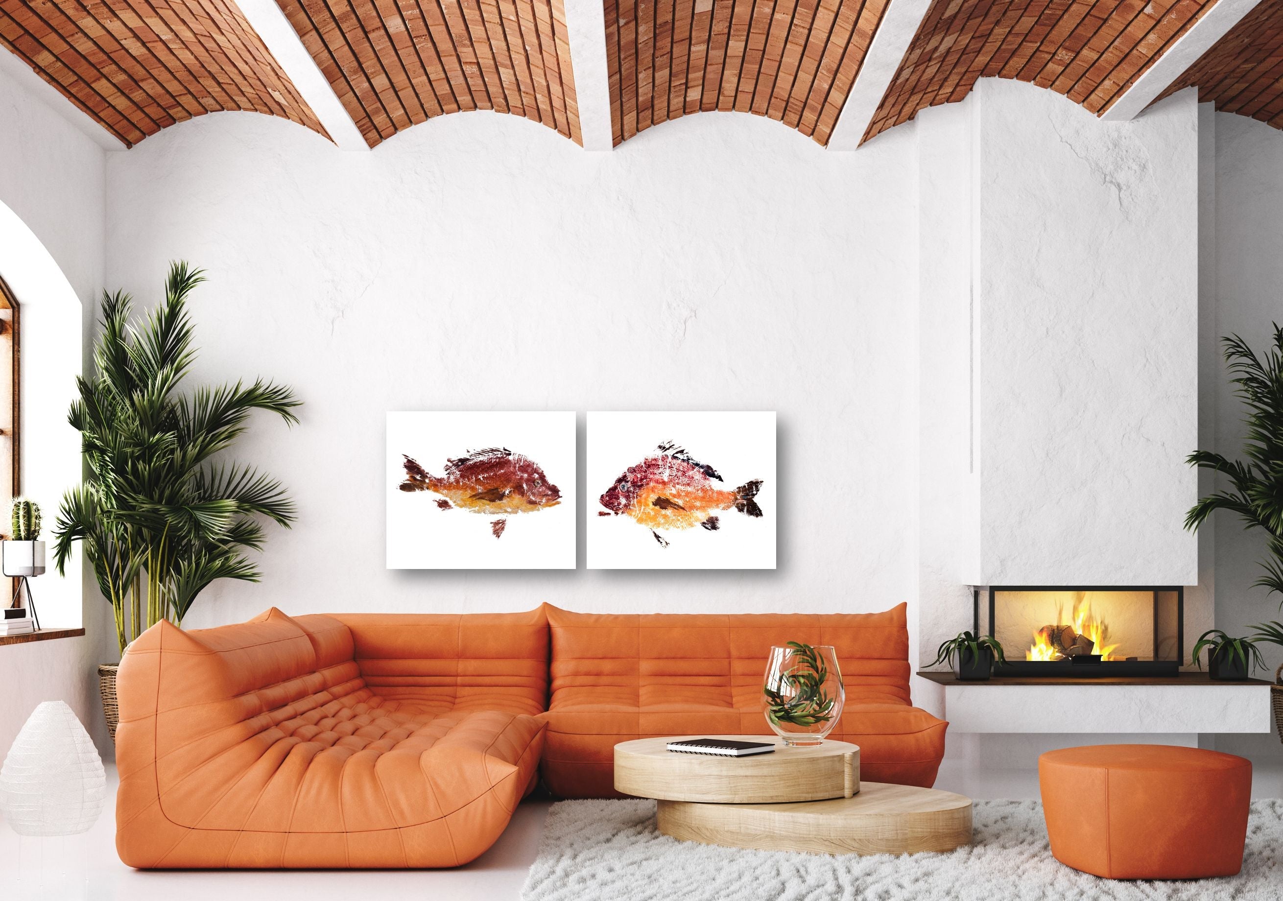 Red Fish Set by John Beard Collection - product image 3 for Resin Society