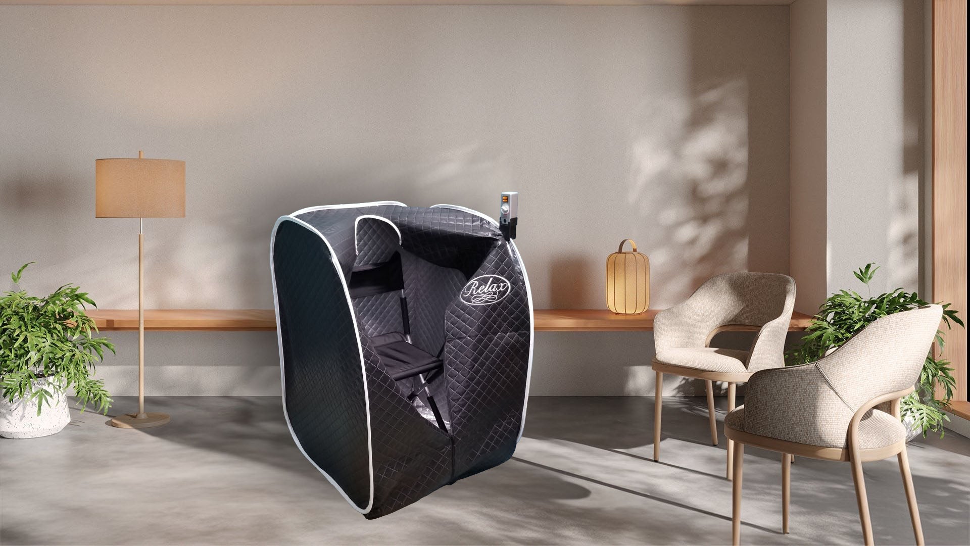 Black Pro Sauna by Relax Far Infrared Saunas - product image 3 for Resin Society
