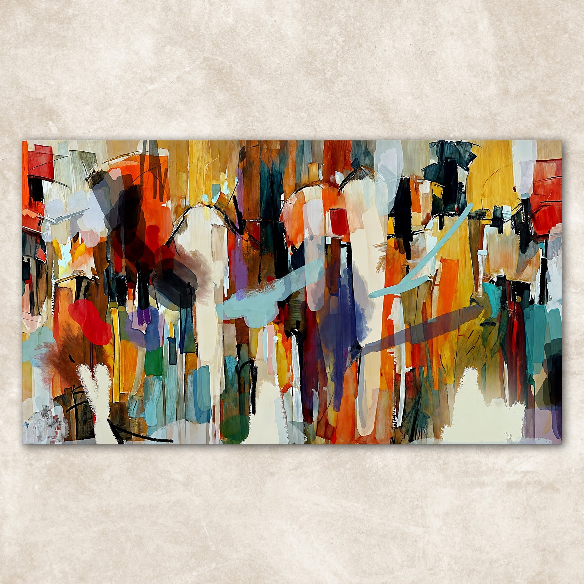 Canvas Print: "Resonant Hues" by Tailored Canvases - product image 5 for Resin Society